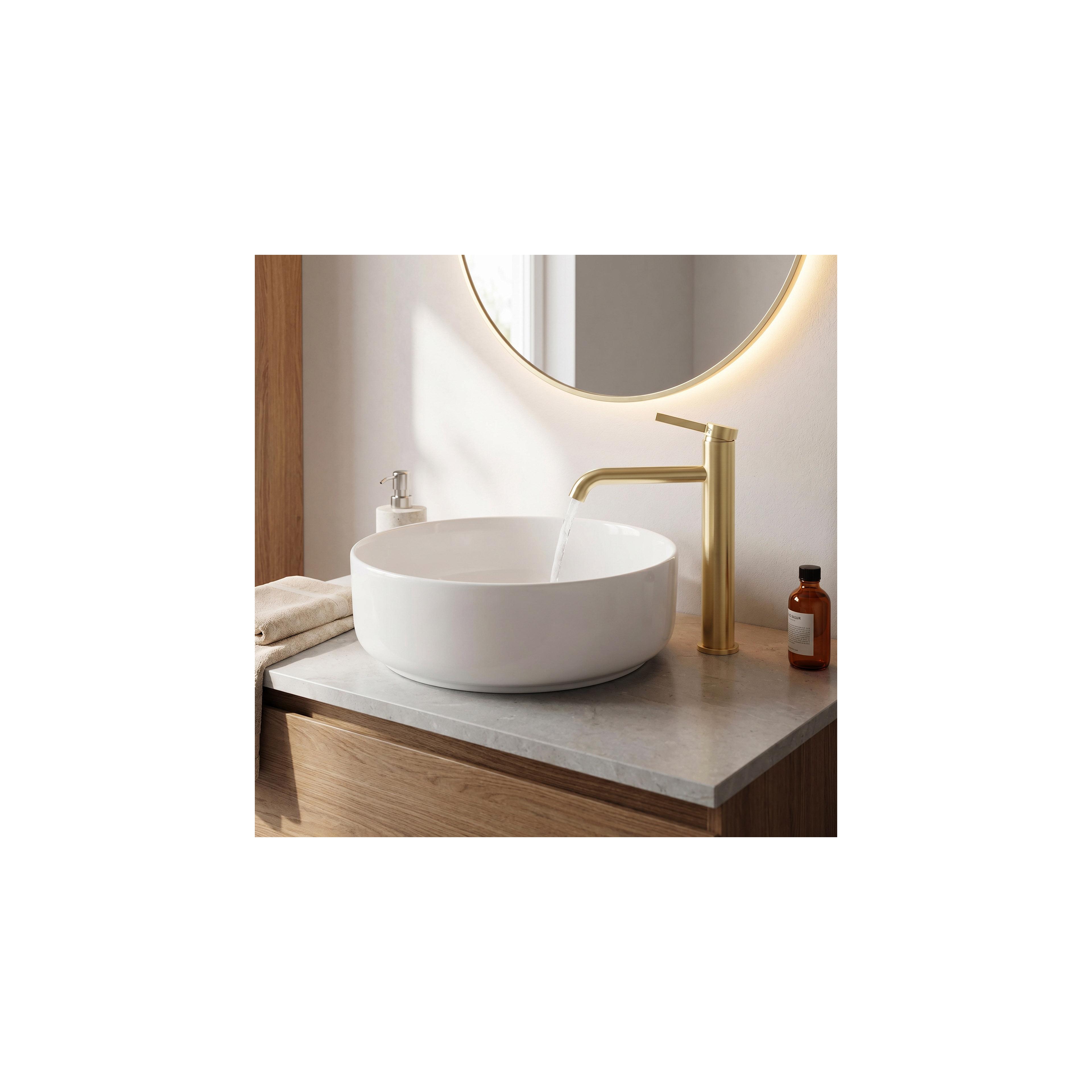 Waschbeckenarmatur Rea Rivo Brush Gold