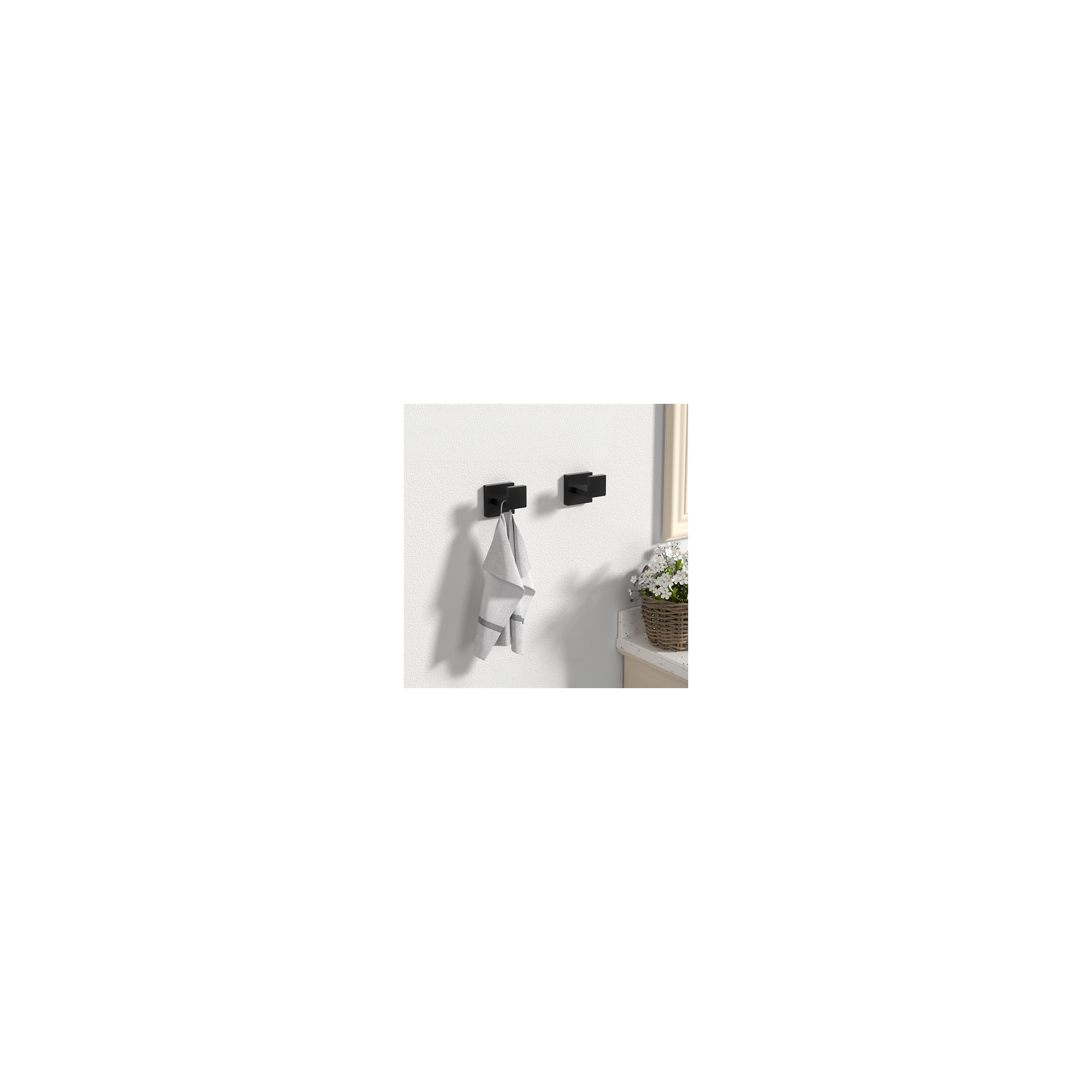 Badezimmer-Accessoire-Set Rio Black 4-teilig