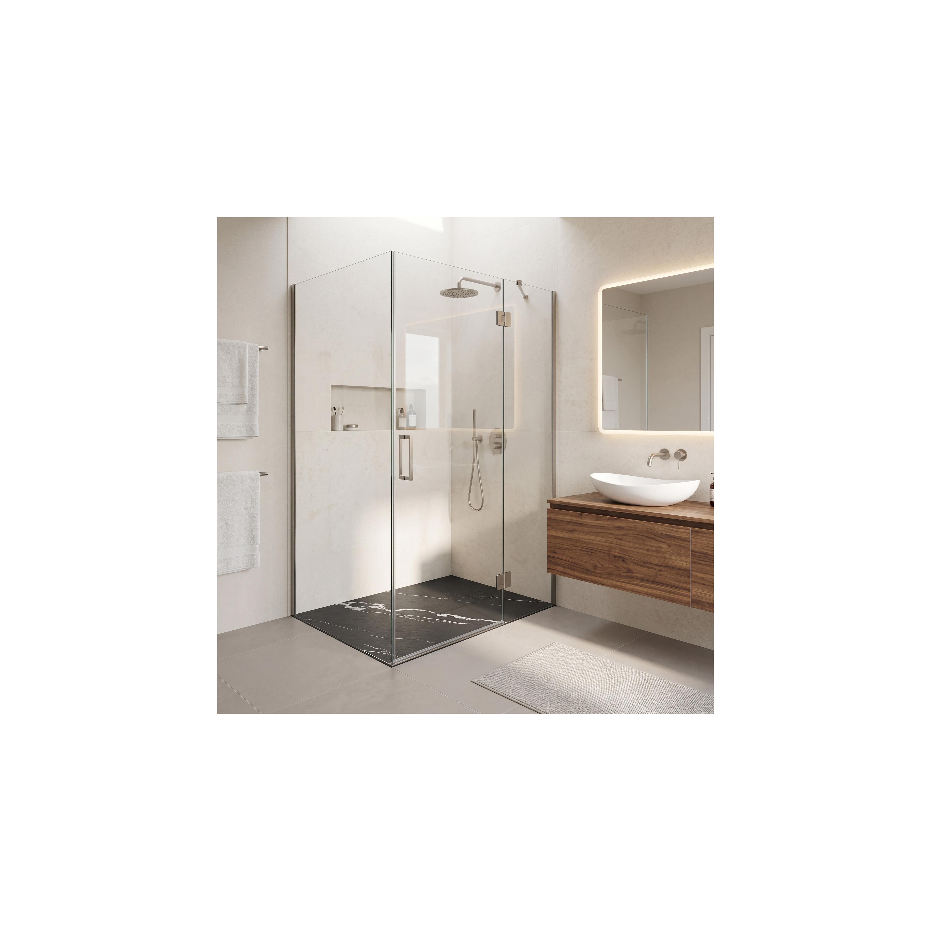Duschtasse Magnum CARRARA BLACK 80x100
