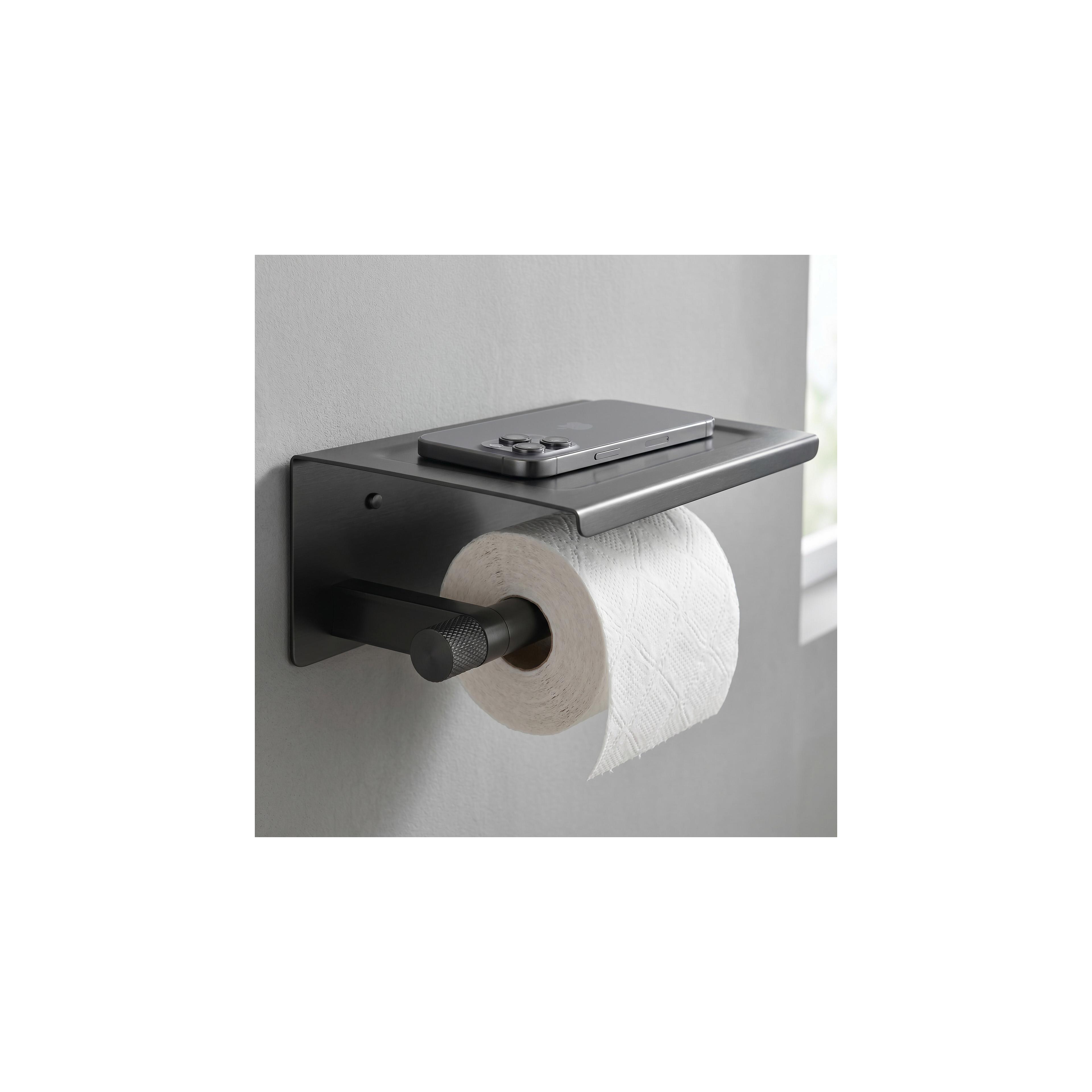 Toilettenpapierhalter mit Ablage 39105A ORI Titan