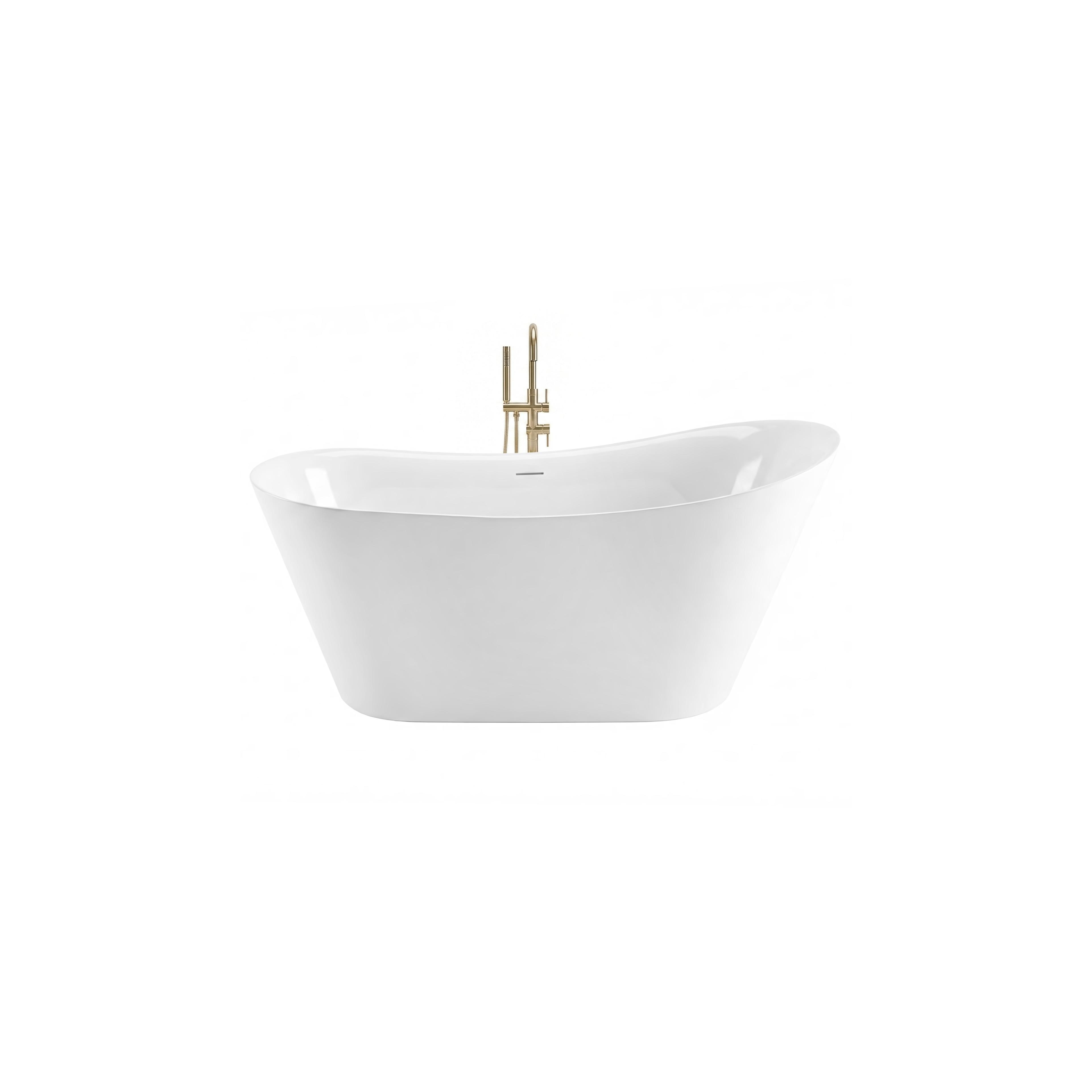 Freistehende Acrylbadewanne Lusso Slim 170