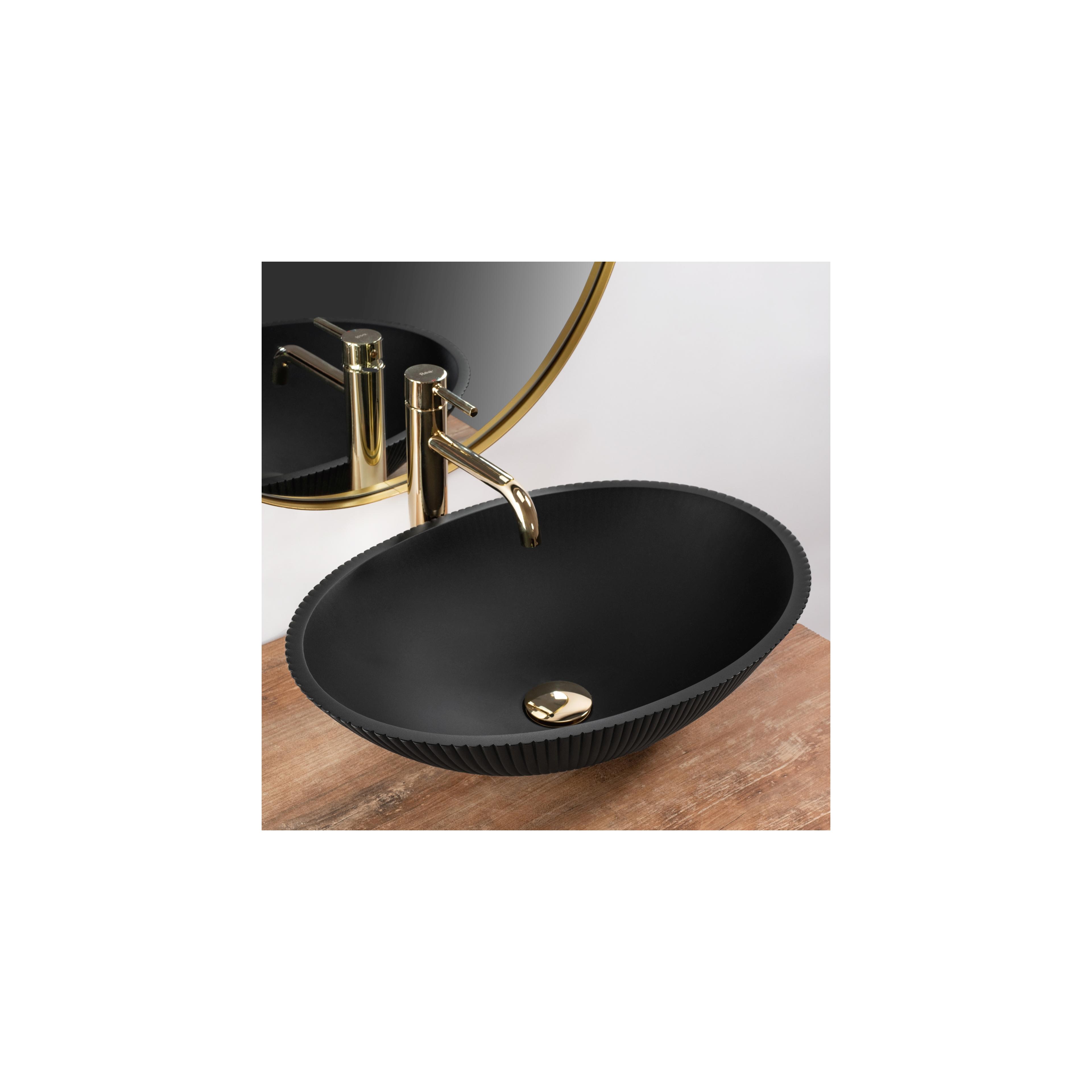 Lavabo sobre encimera REA DELLA Black Matt