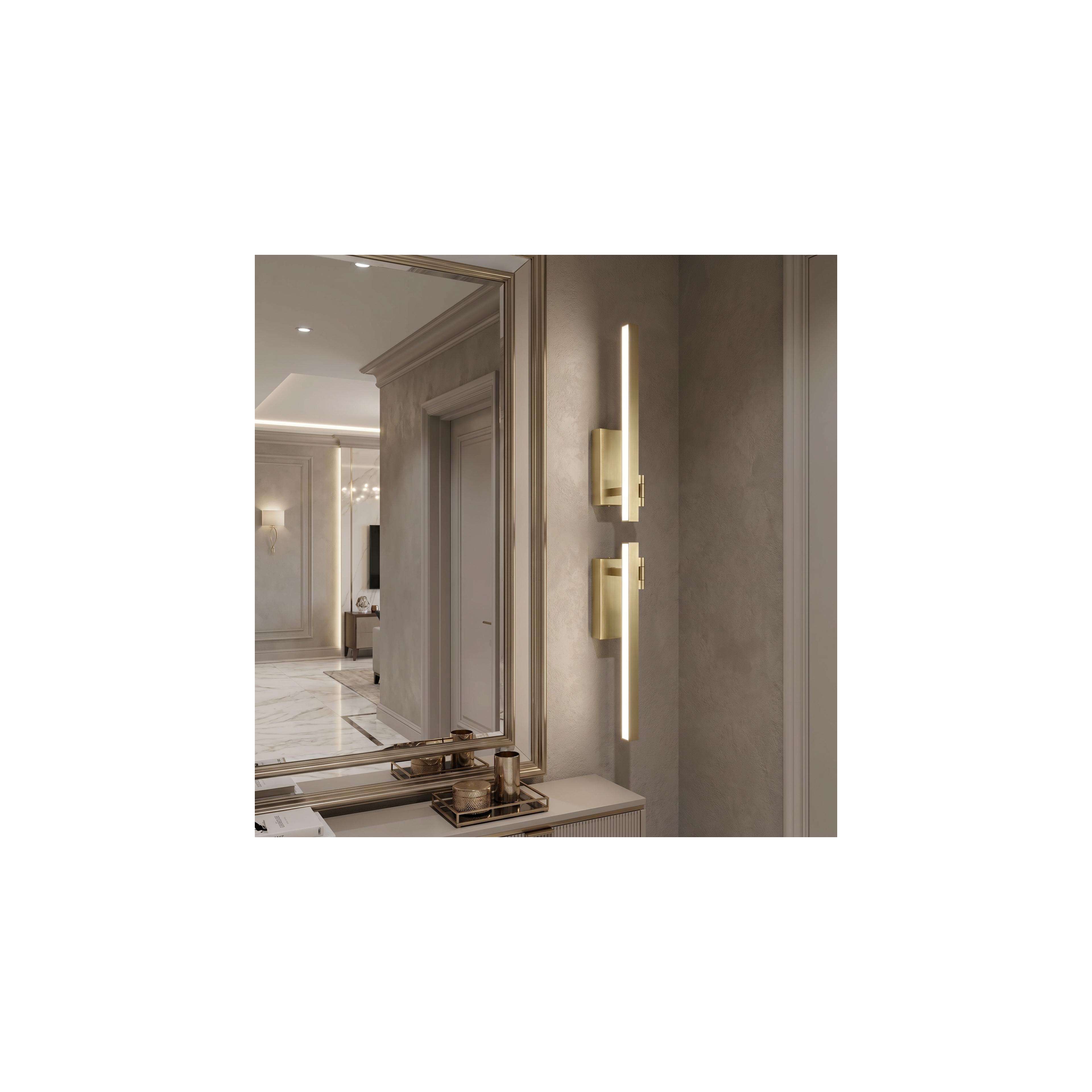 Bad LED-Wandleuchte SWE031-1W 40cm Brush Gold