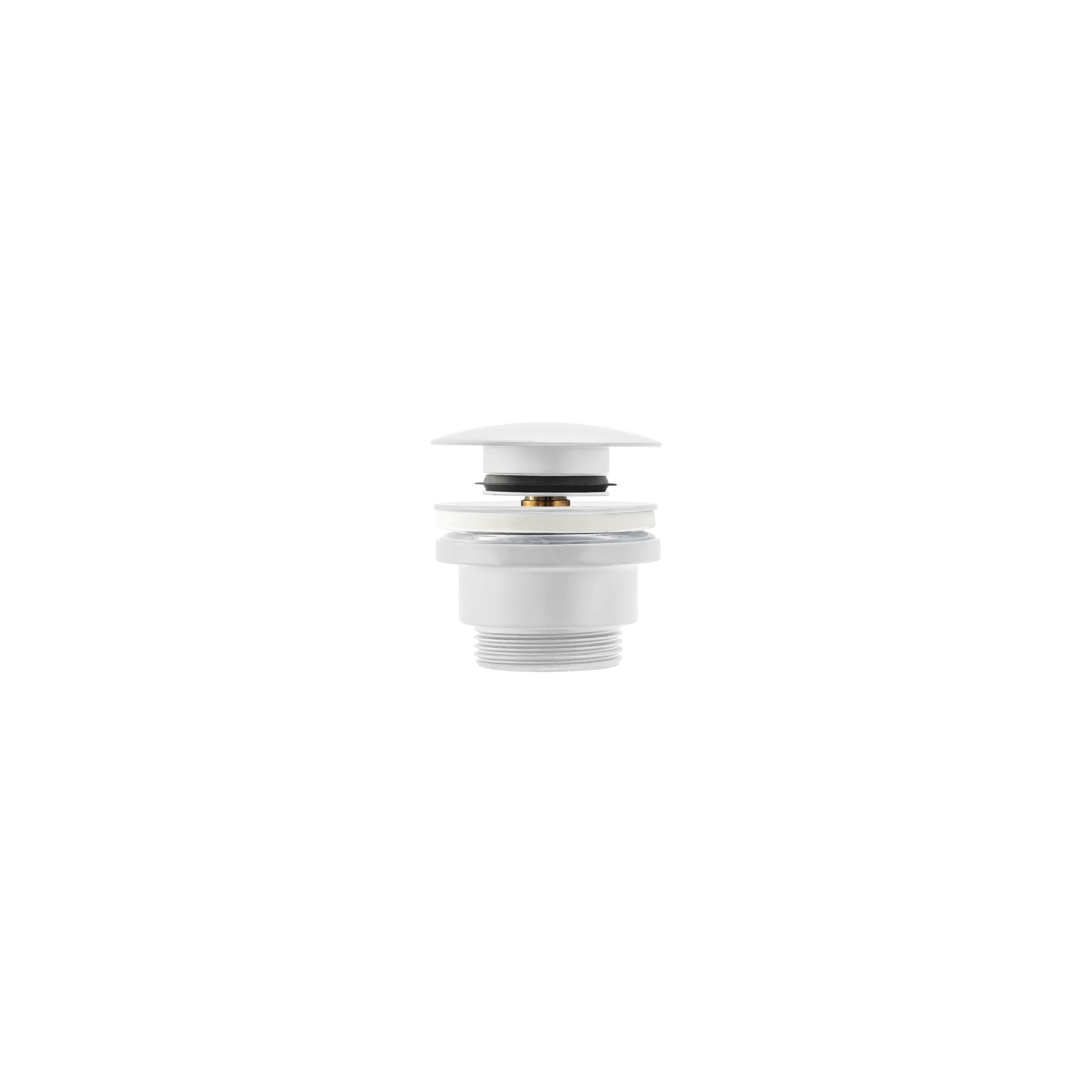 Tappo per lavabo universale klik-klak Rea White Mat