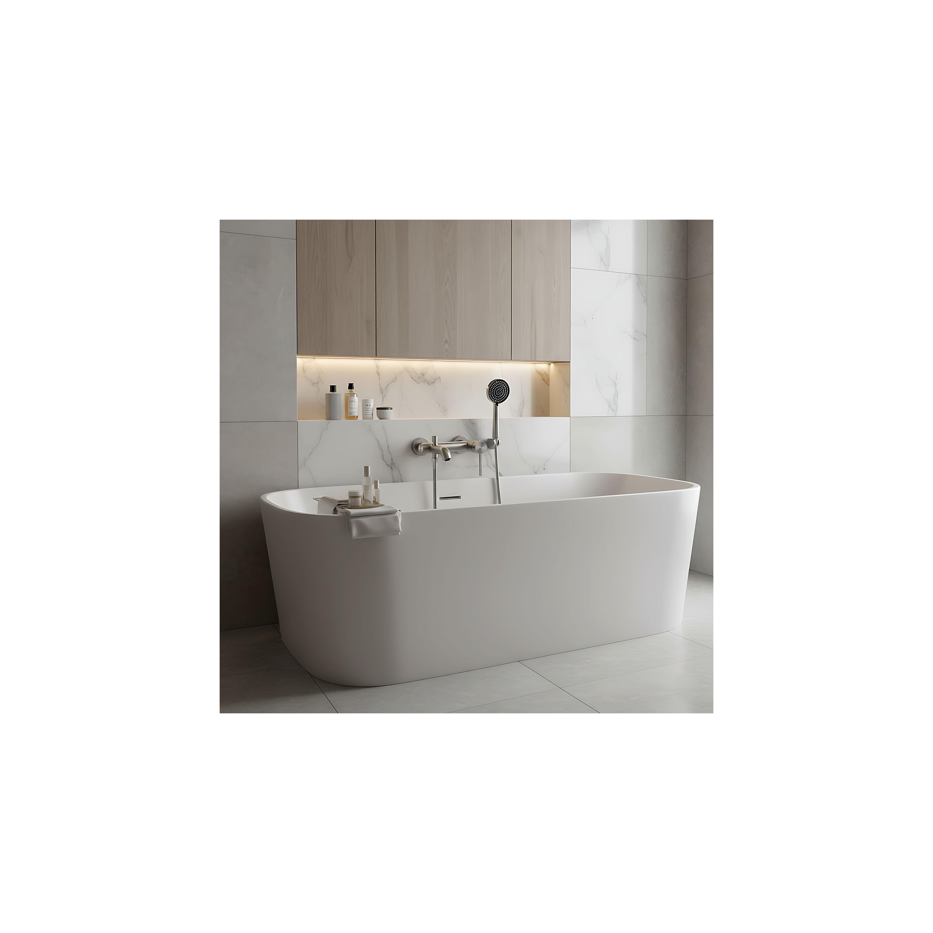 Wannenarmatur Rea FOSTER Nickel Brush