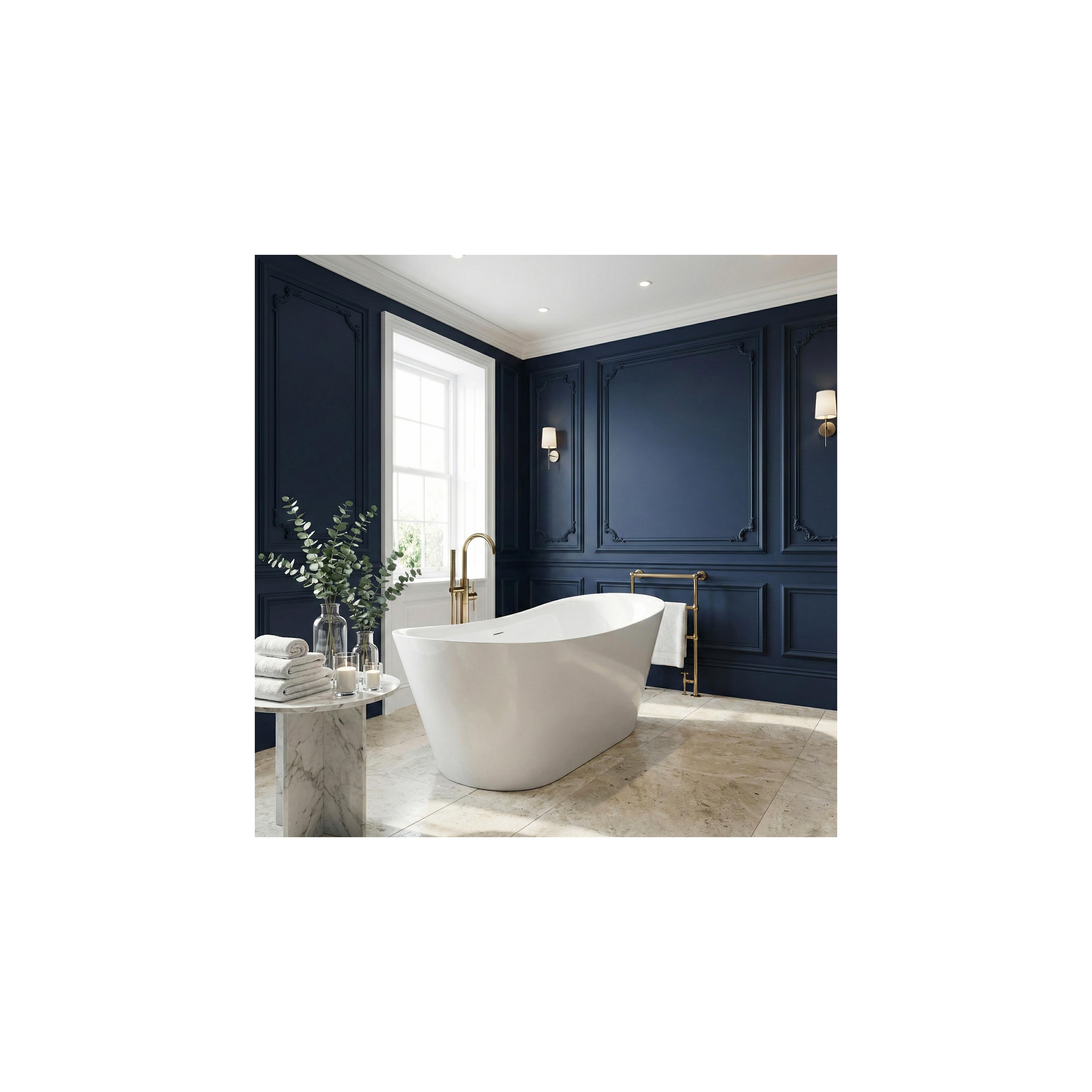 Freistehende Acrylbadewanne Lusso Slim 170