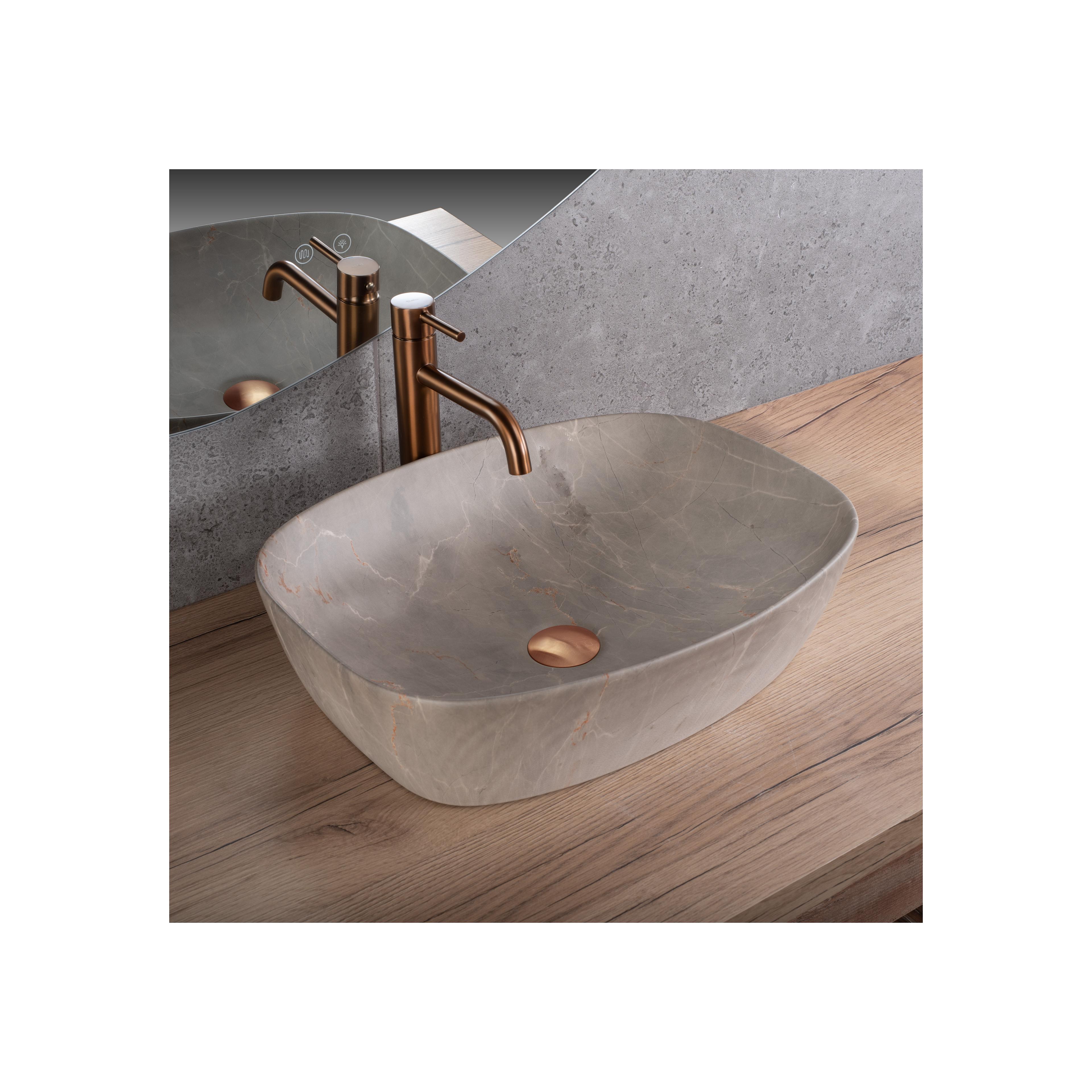 Aufsatzwaschbecken Rea Freja Beige