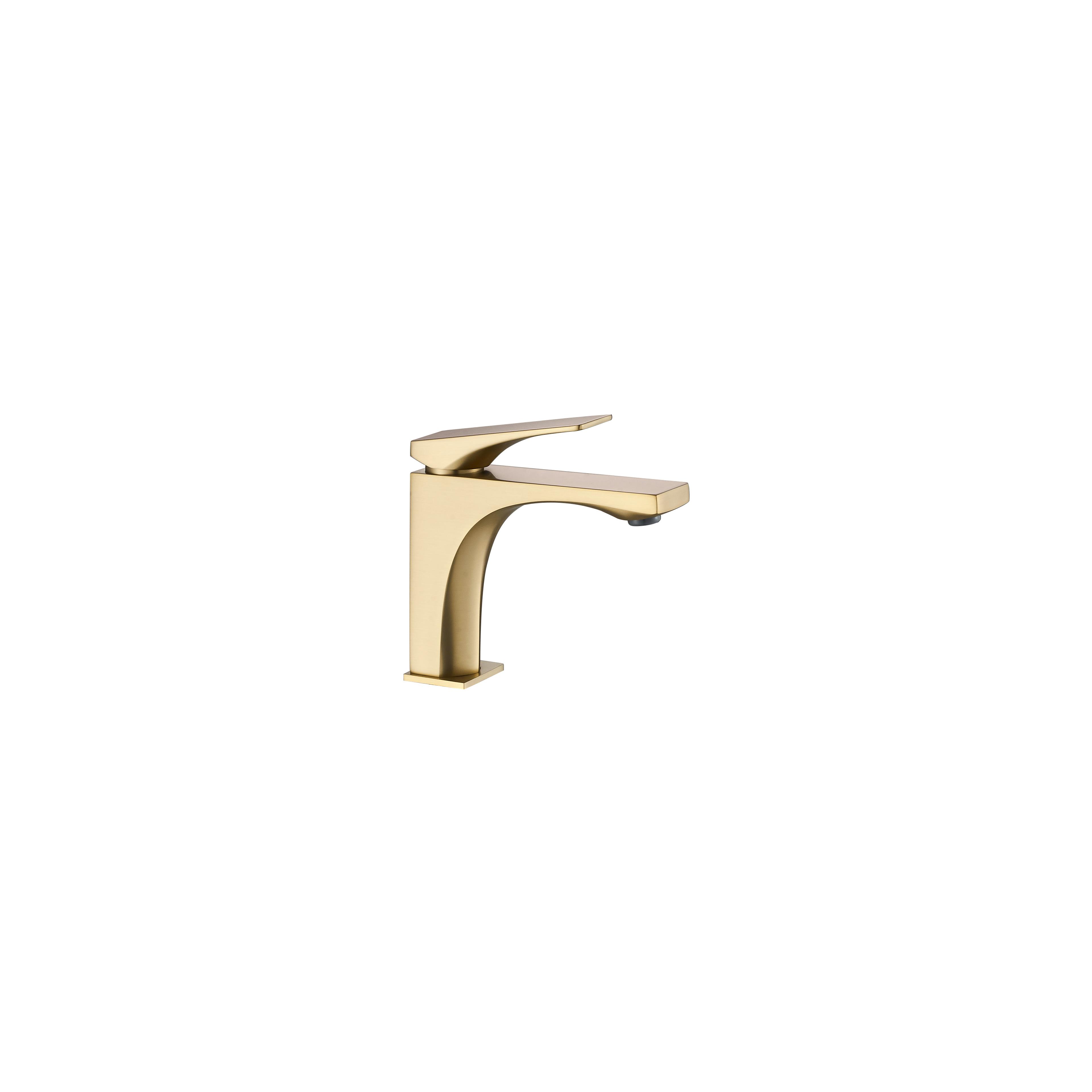 Bathroom faucet PREMIUM Rea Joe Brush Gold low