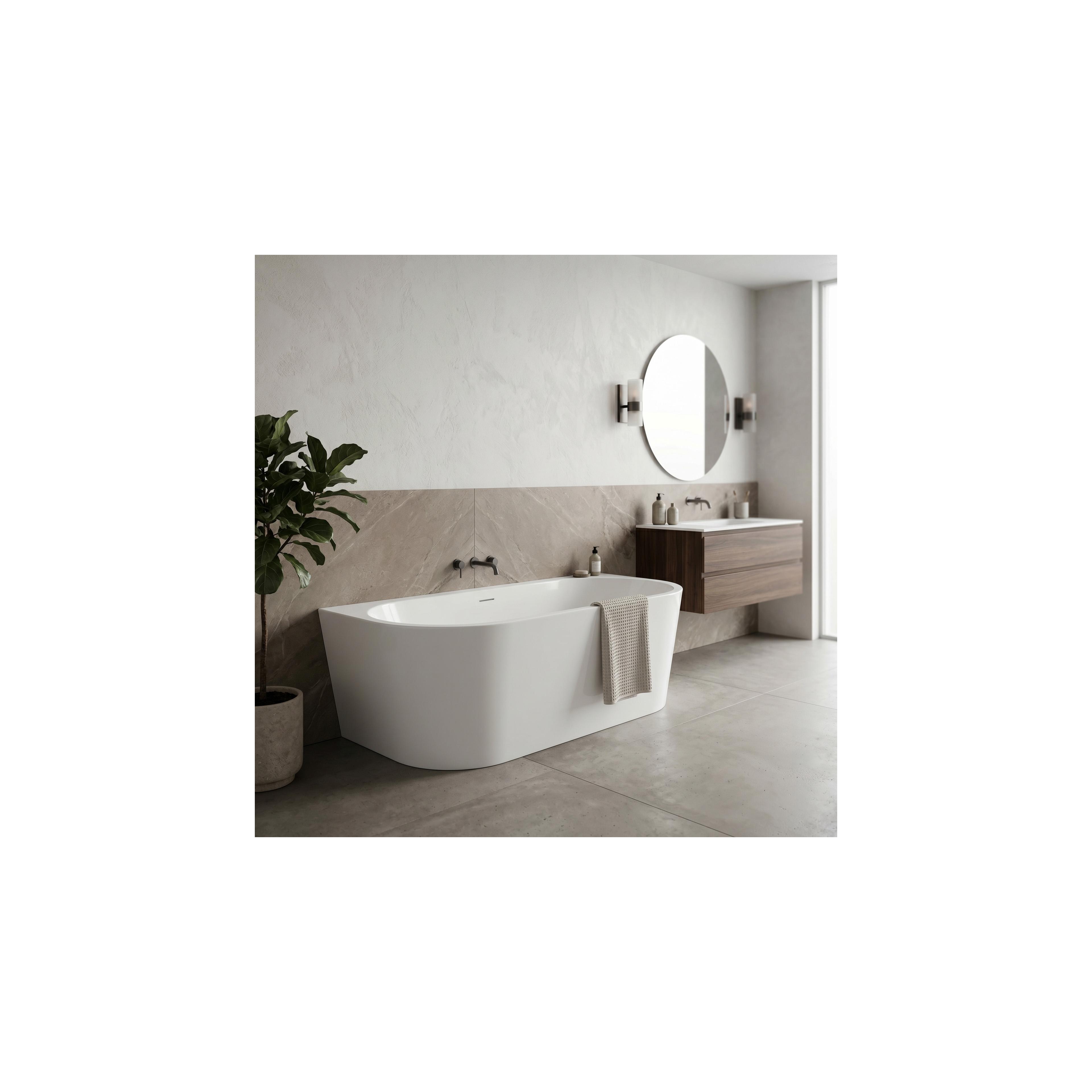 Acryl Wandmontage Badewanne Rea Capri 180cm