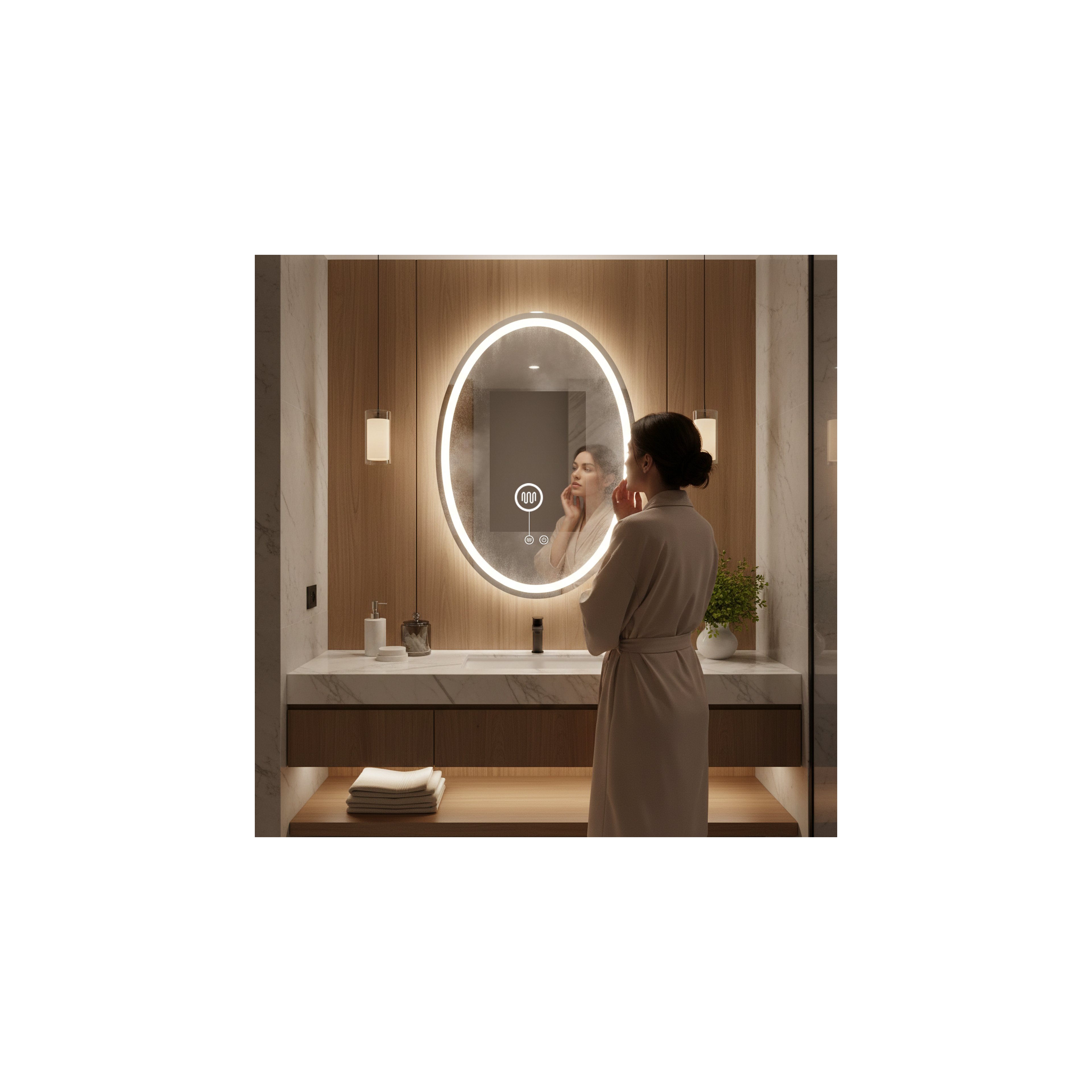 Spiegel LED Marco 50x70 cm