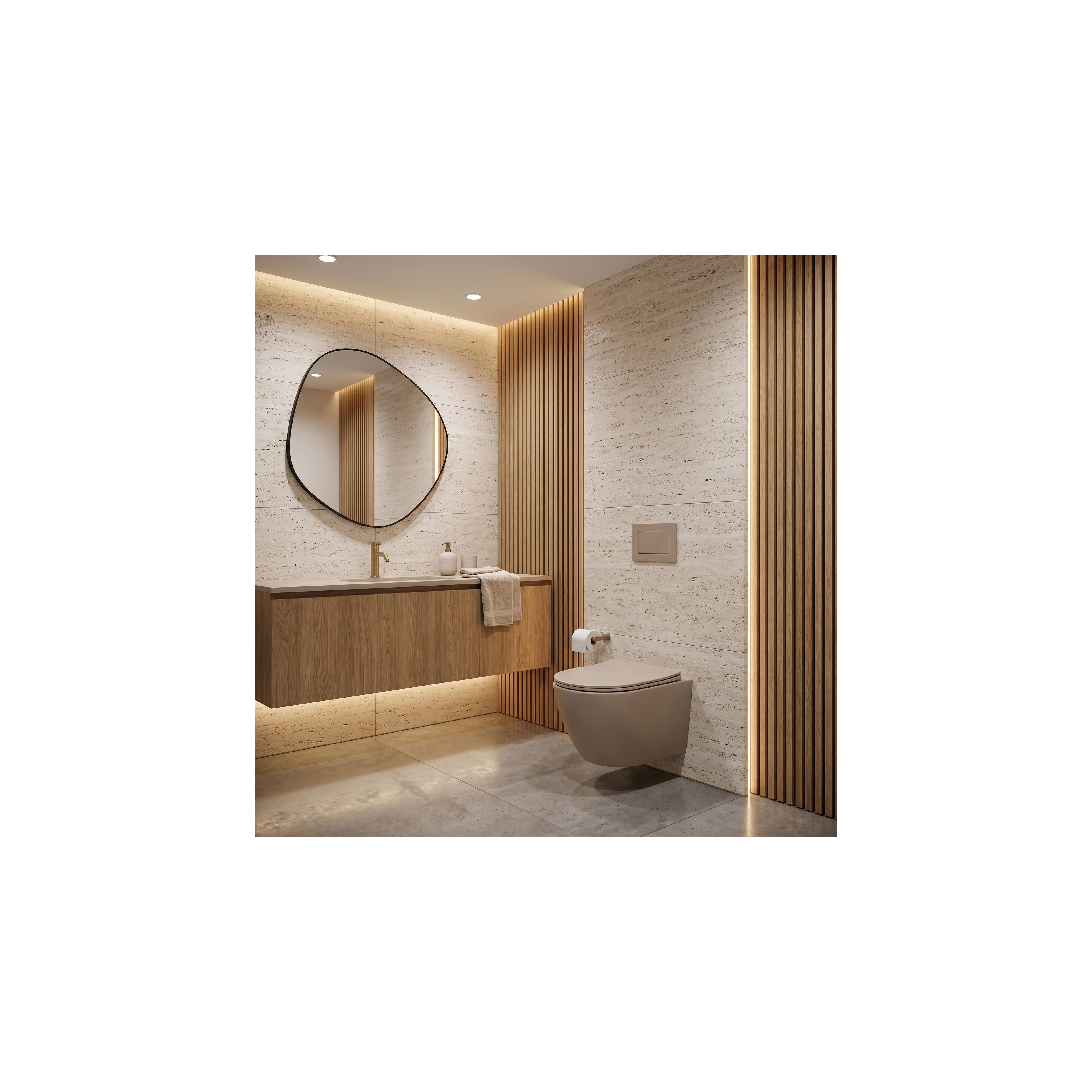 toilet bowl REA Focus Tornado Taupe