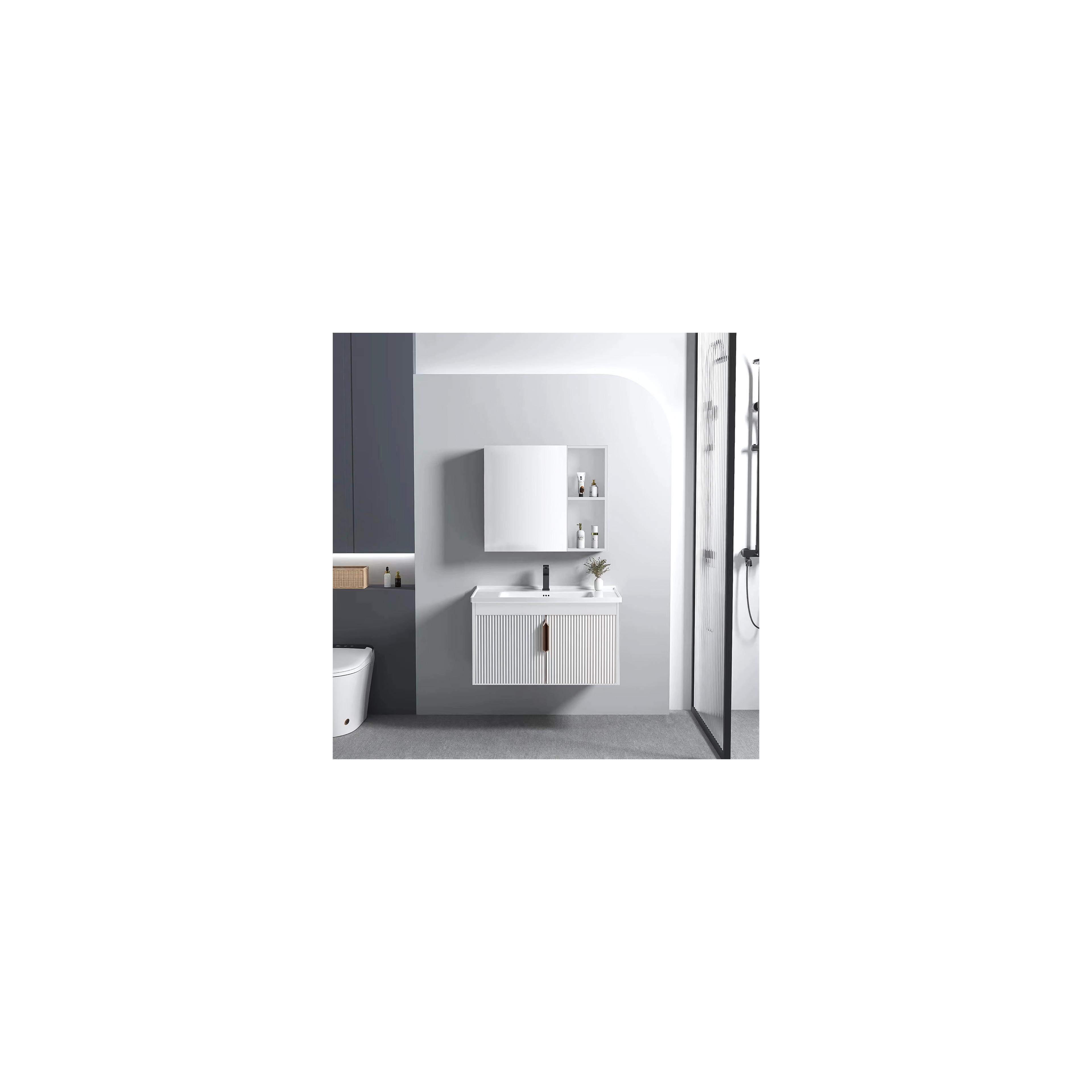 Badezimmermöbel-Set mit Waschbecken Astor 60cm White