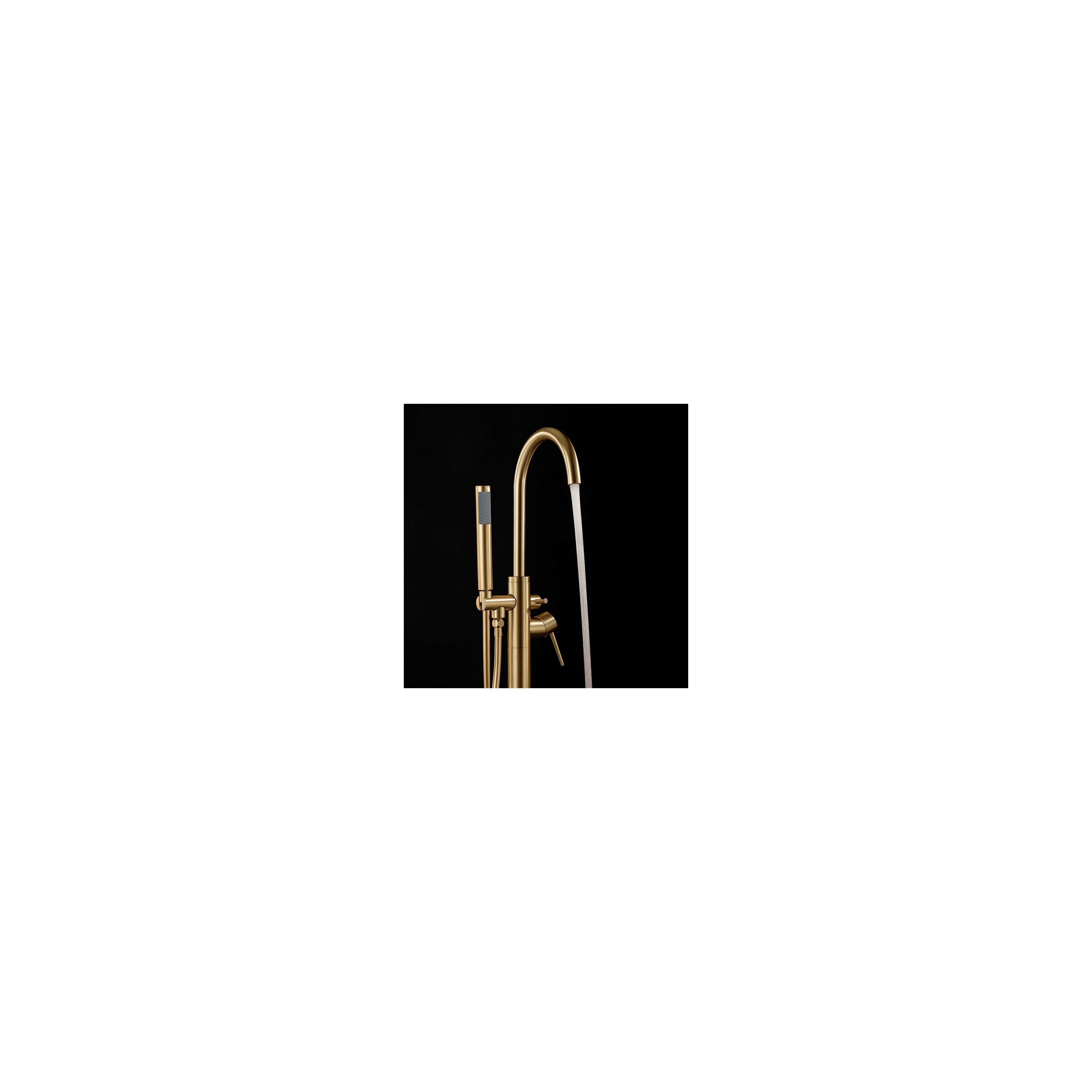 Frei stehende Armatur Rea Lungo brush gold
