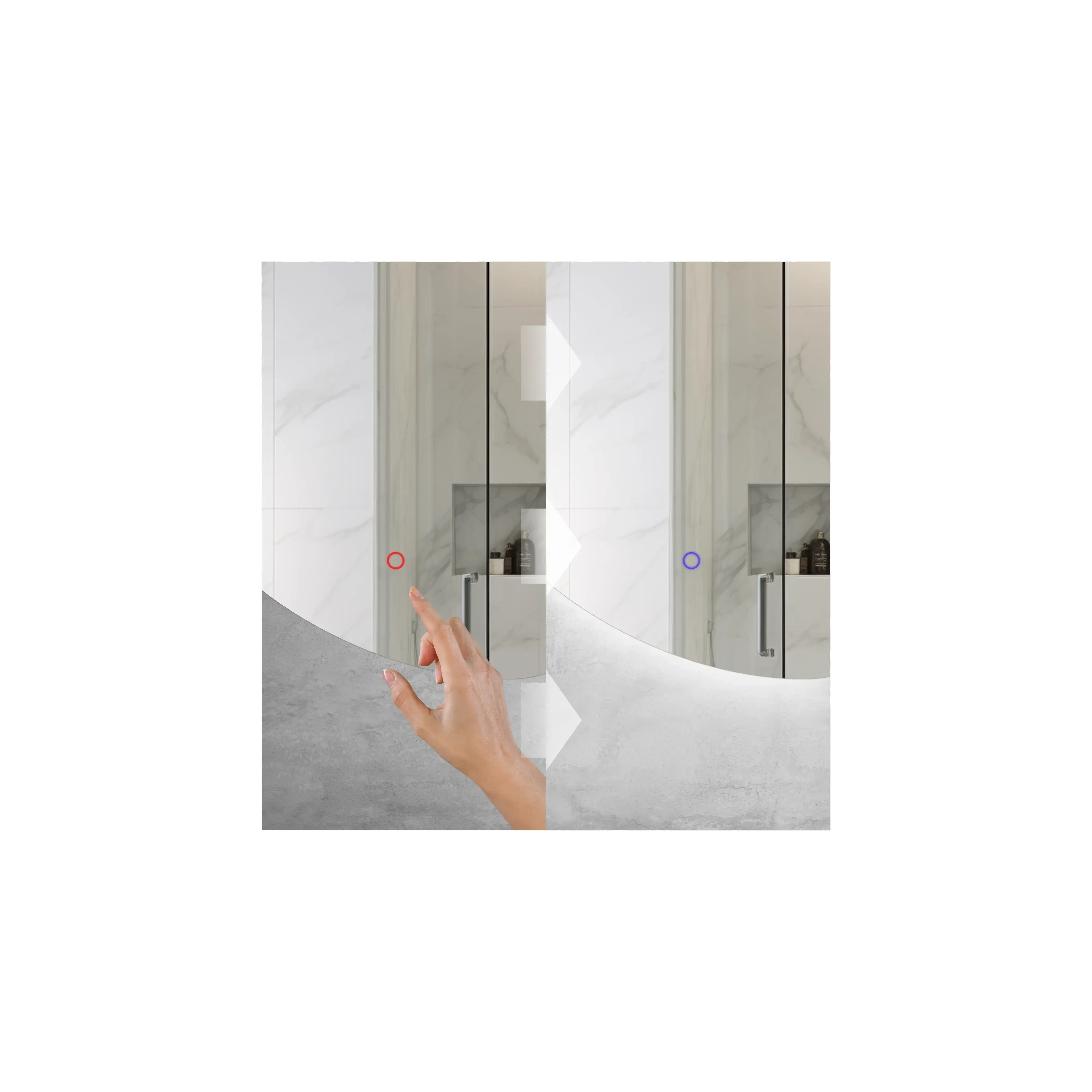 Mirror LED 120x60 YH-3360