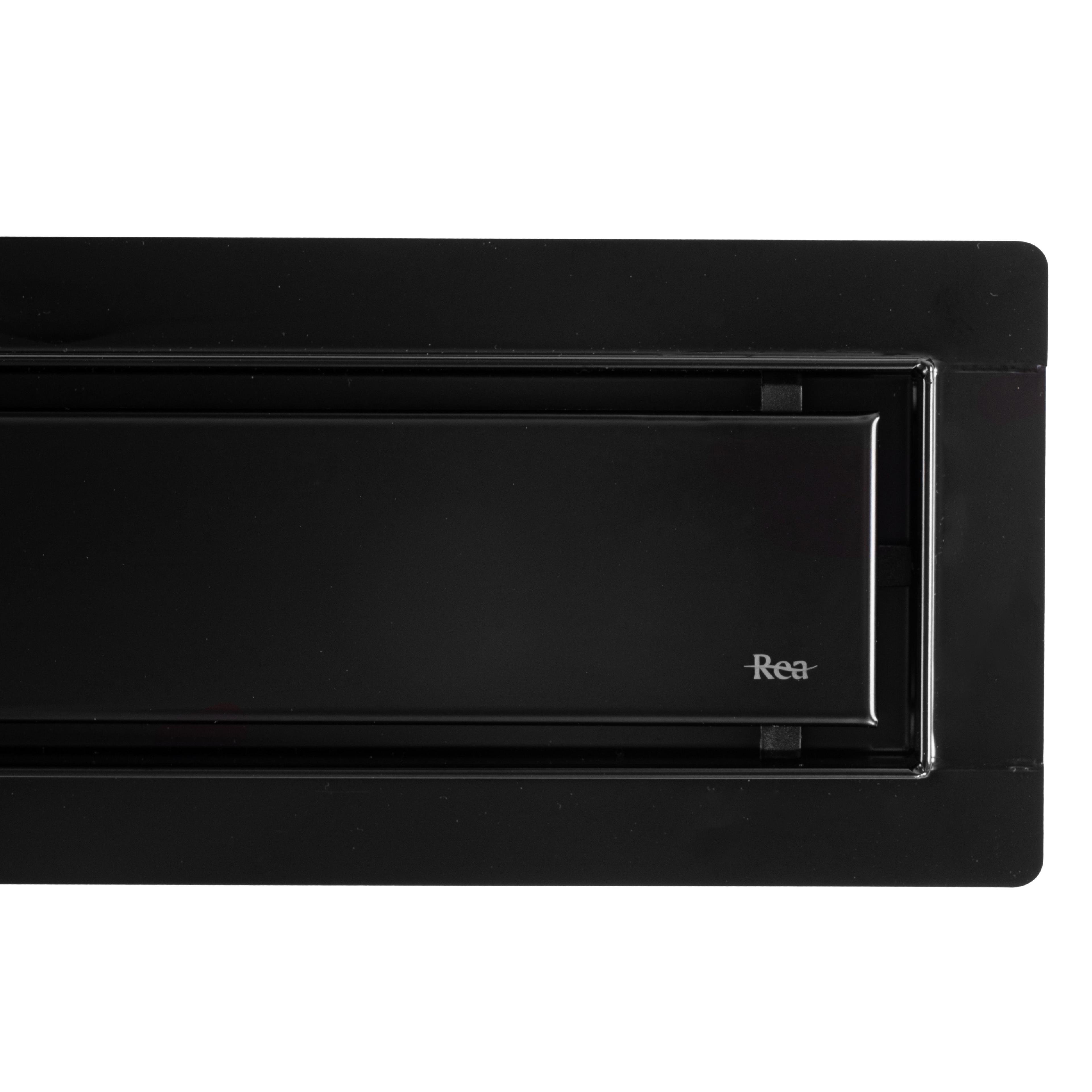 Odpływ Liniowy Rea Neox Superflow Czarny 70