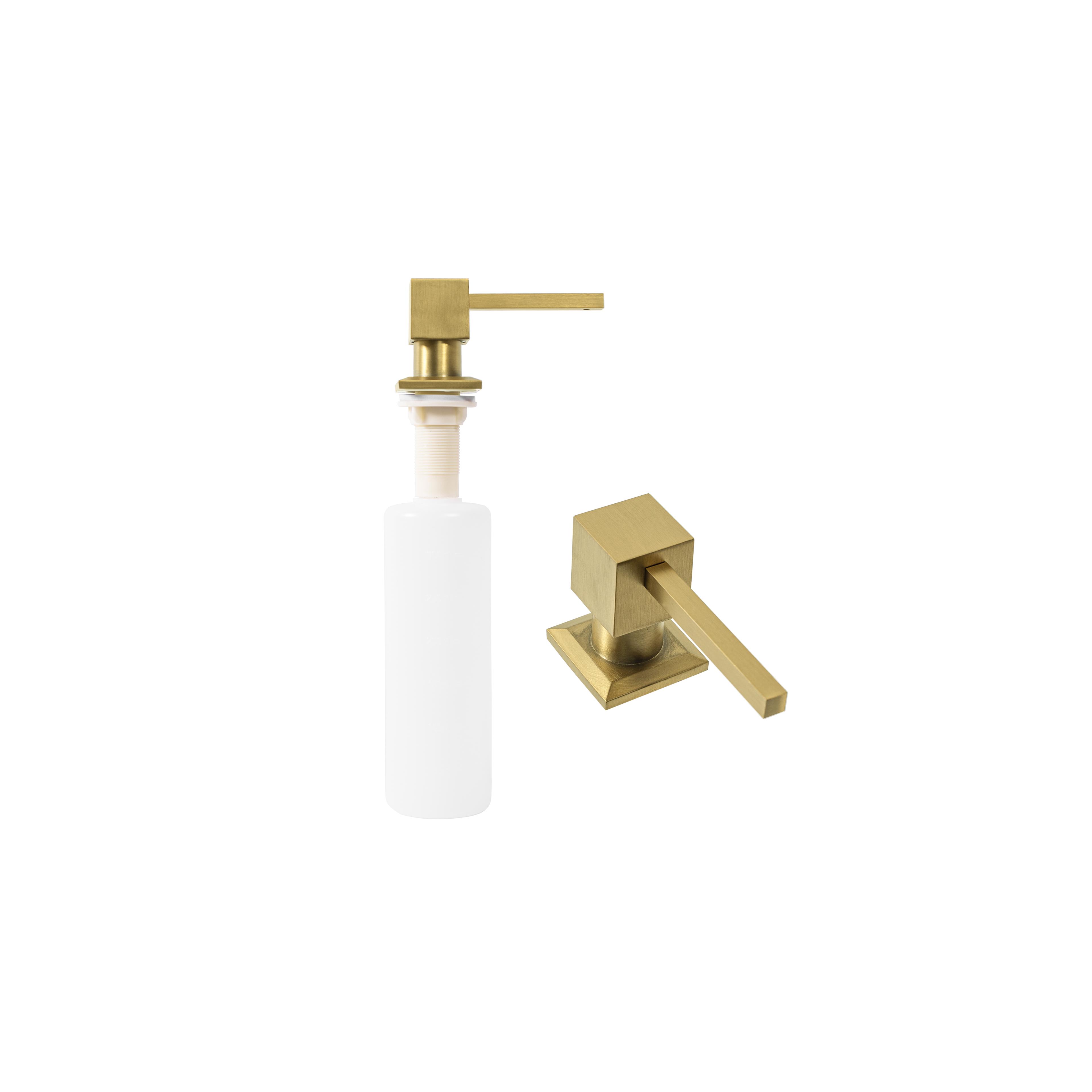 Dozator za sapun gold brush square