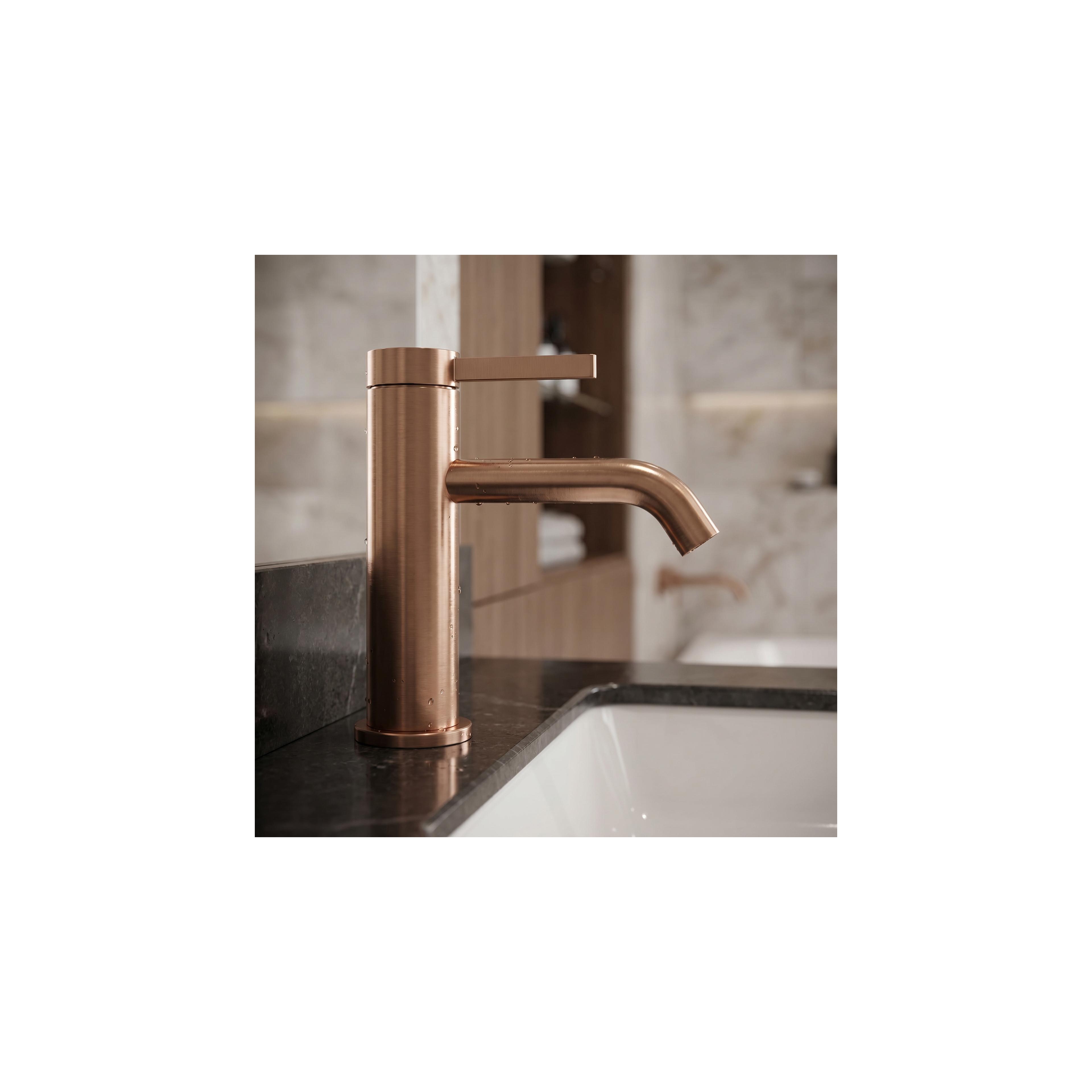 Bathroom faucet Rea Rivo Brush Copper