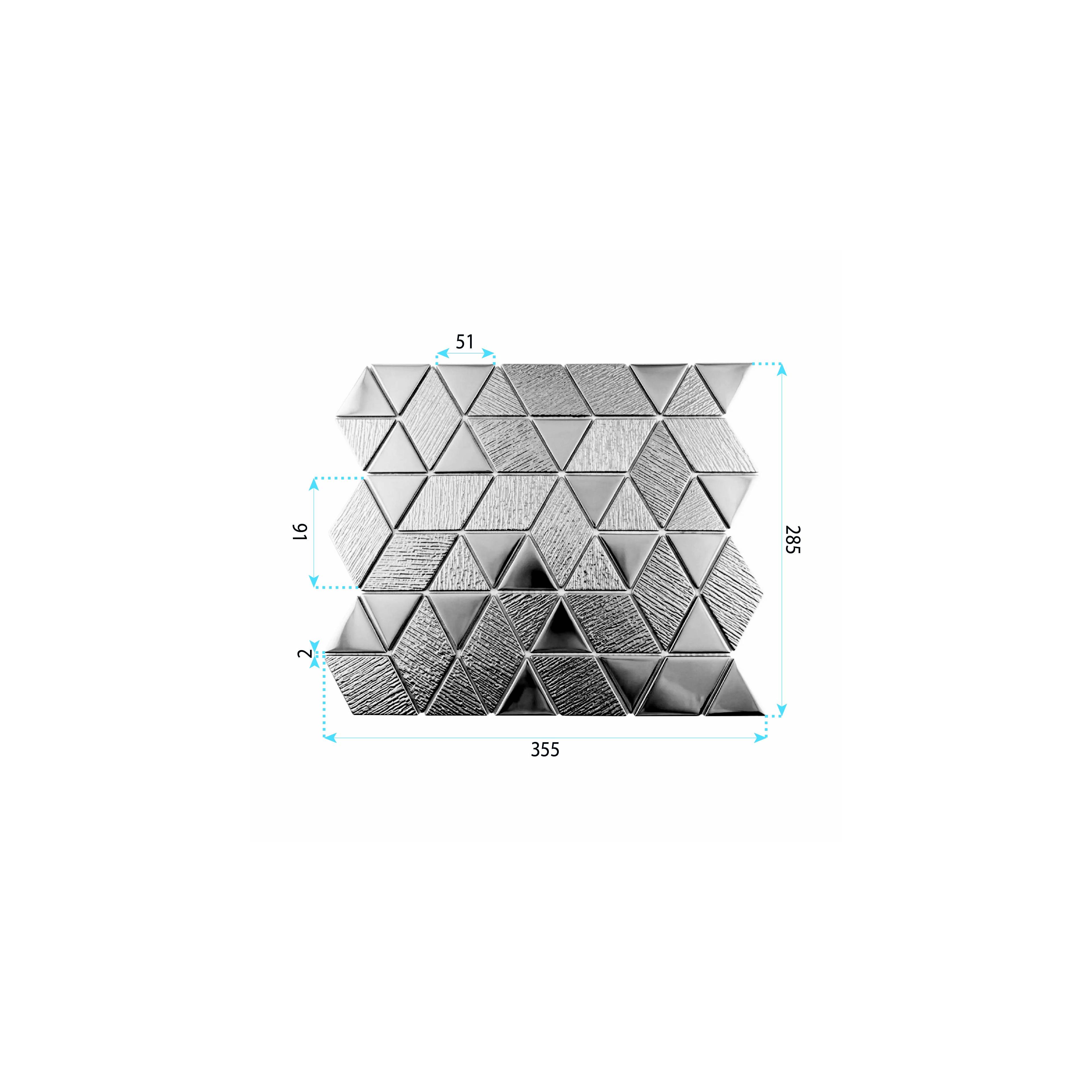 Mosaik Wand Glas REA P14459