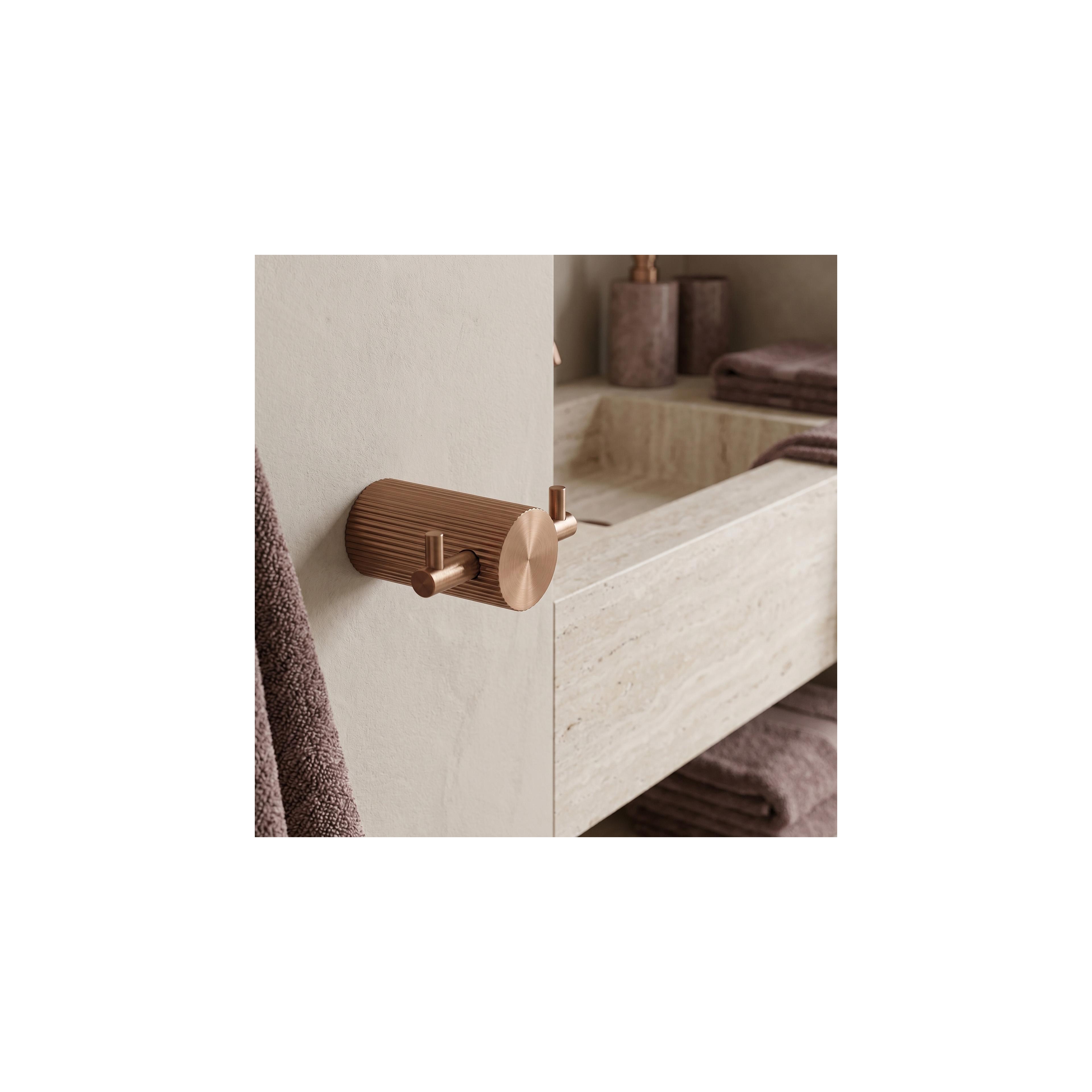 Badezimmerhaken 64104A SOLO Brush Copper