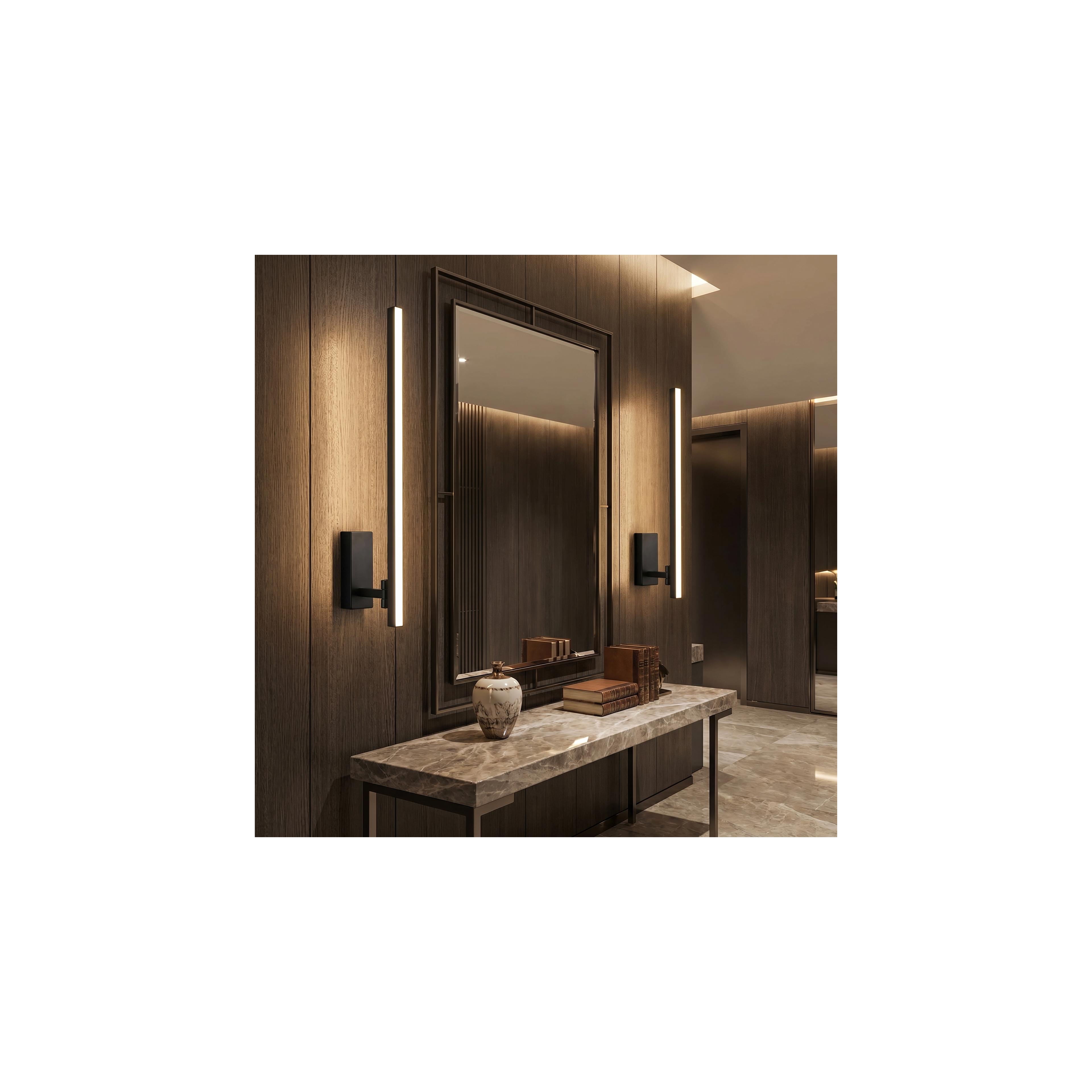 Bad LED-Wandleuchte SWE036-1W 80cm BLACK