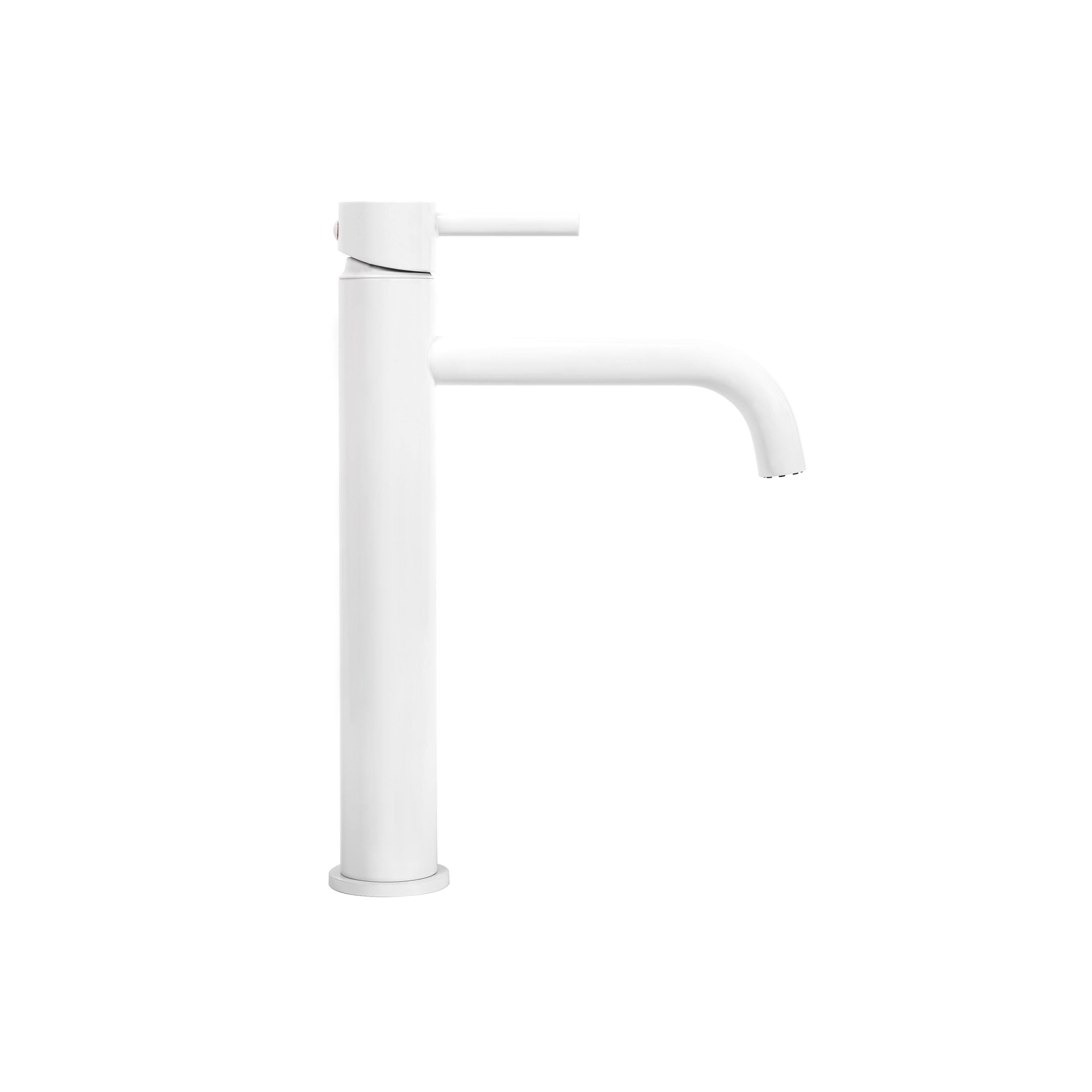 Waschbeckenarmatur Rea Lungo White High