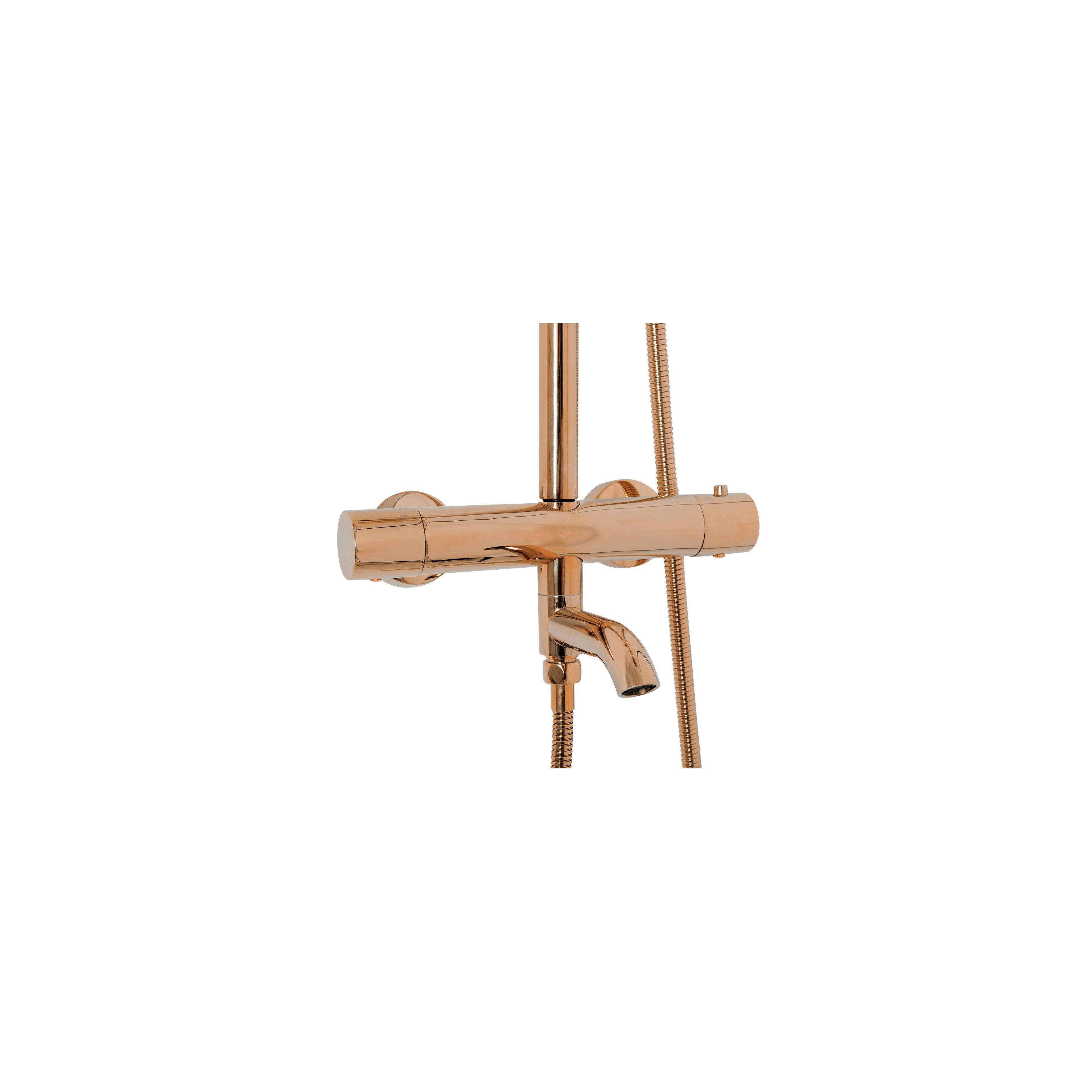 Kit de douche avec thermostat REA Lungo Copper