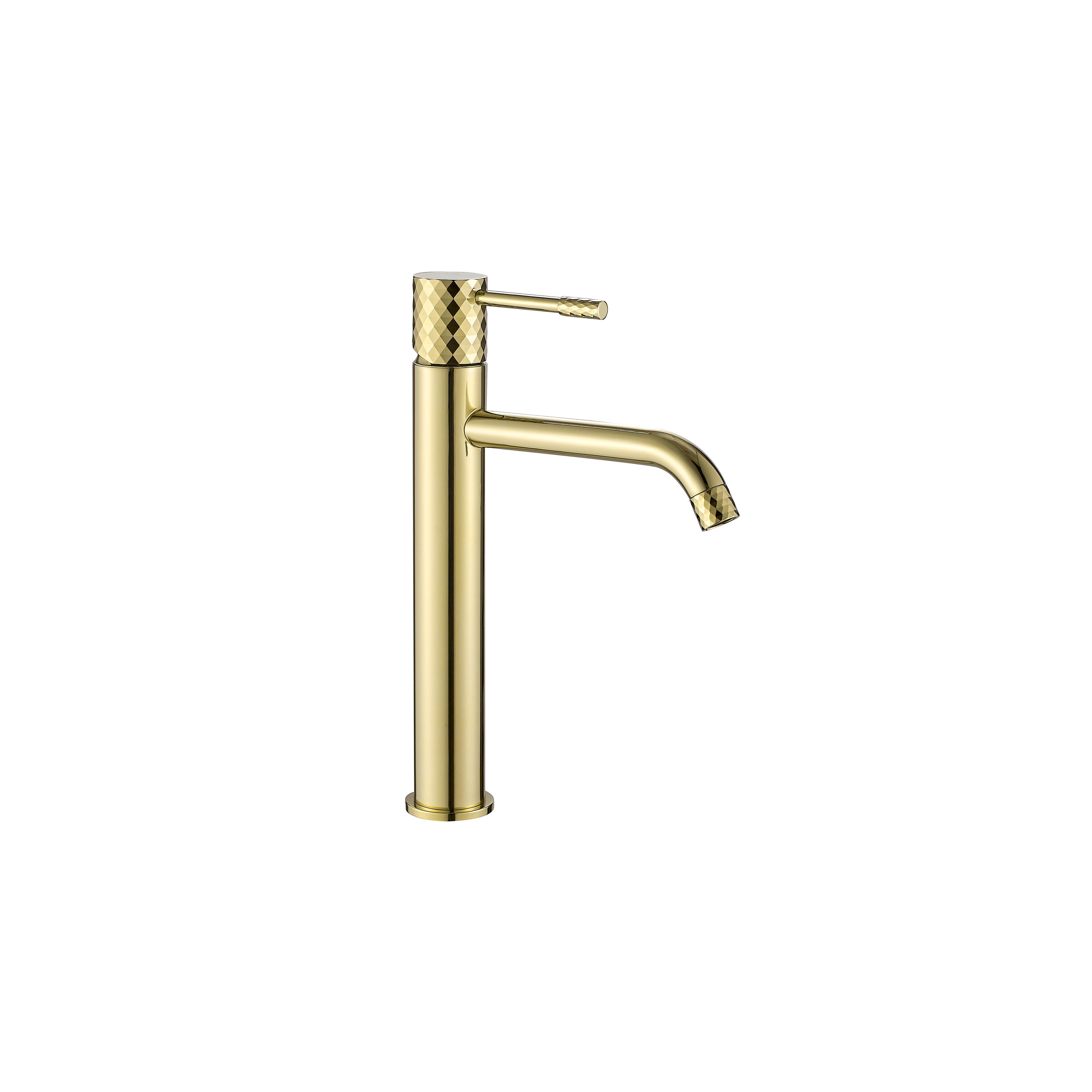 Bathroom faucet Rea Lungo Diamond Gold High