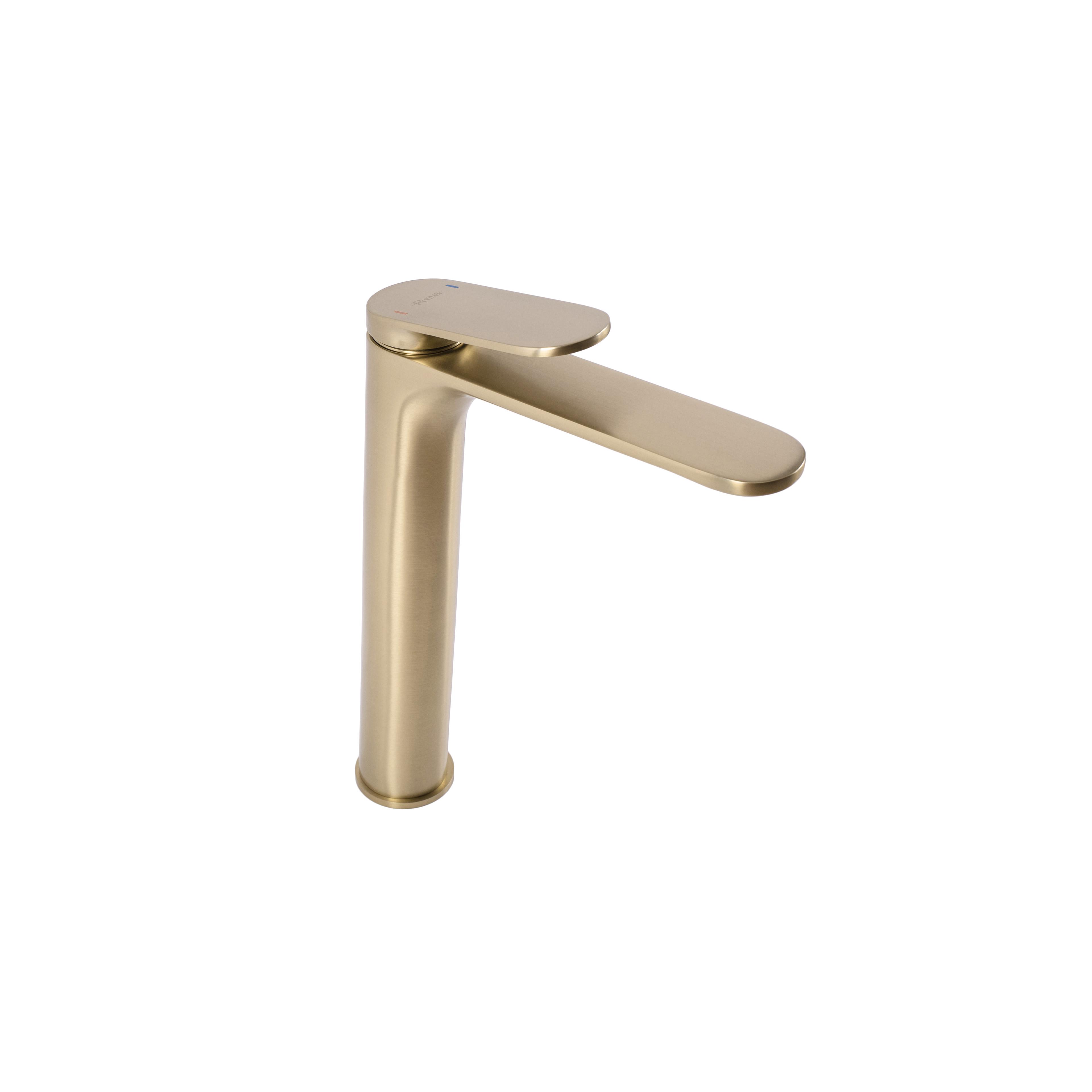 Waschbeckenarmatur Rea Marco Brush Gold high