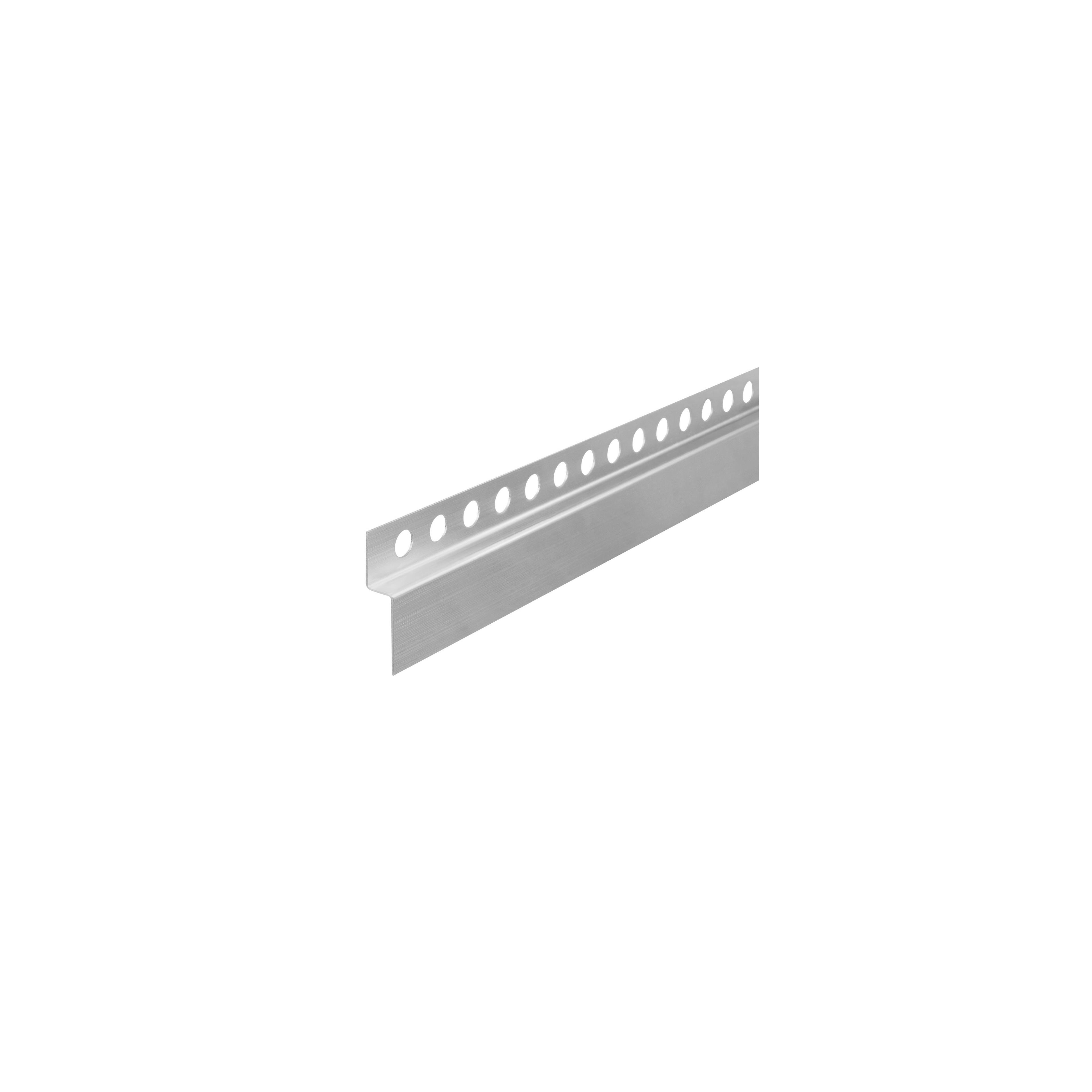 Vordere Duschwannenleiste 120cm Gebürstetes Nickel