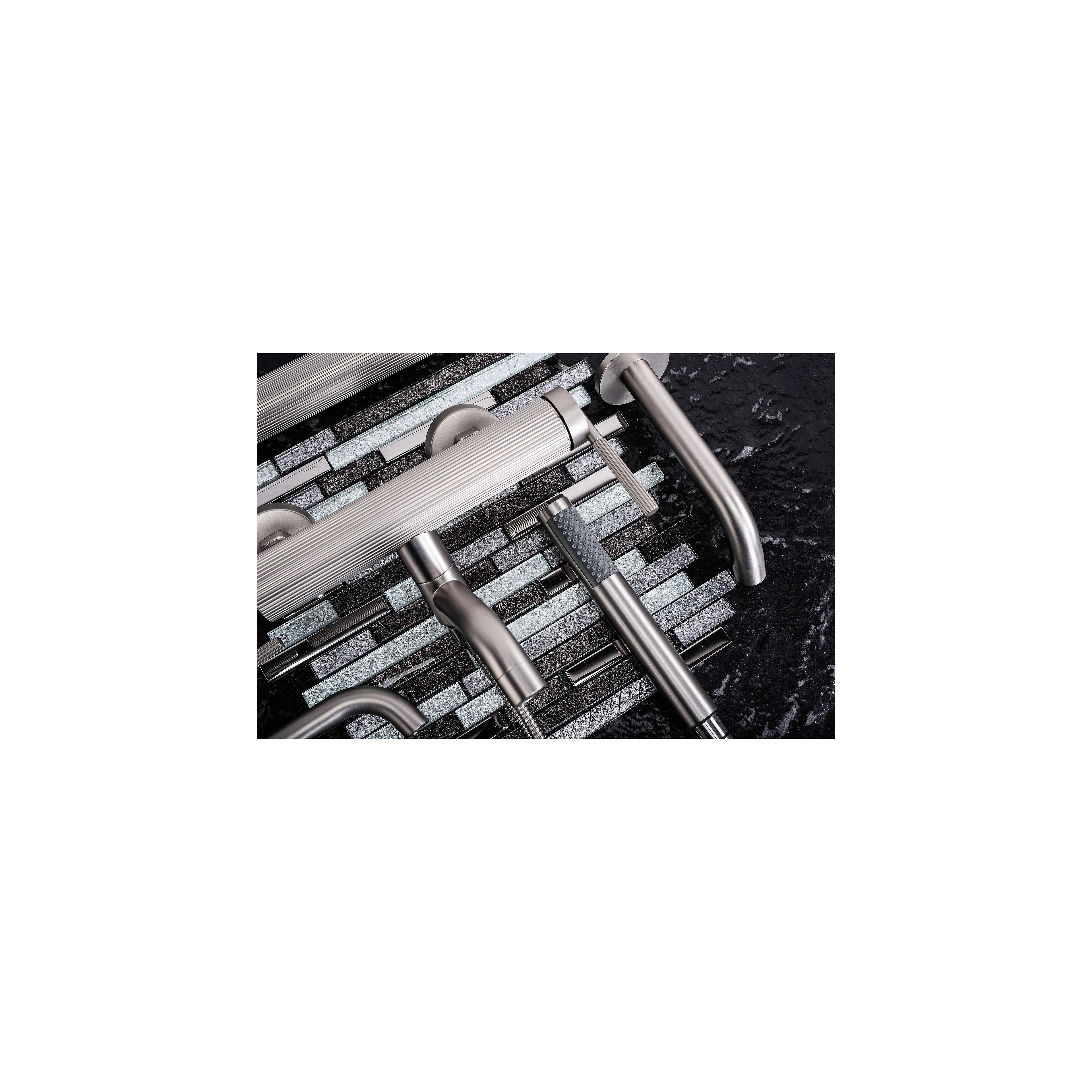 Wannenarmatur REA Argon Brush Nickel