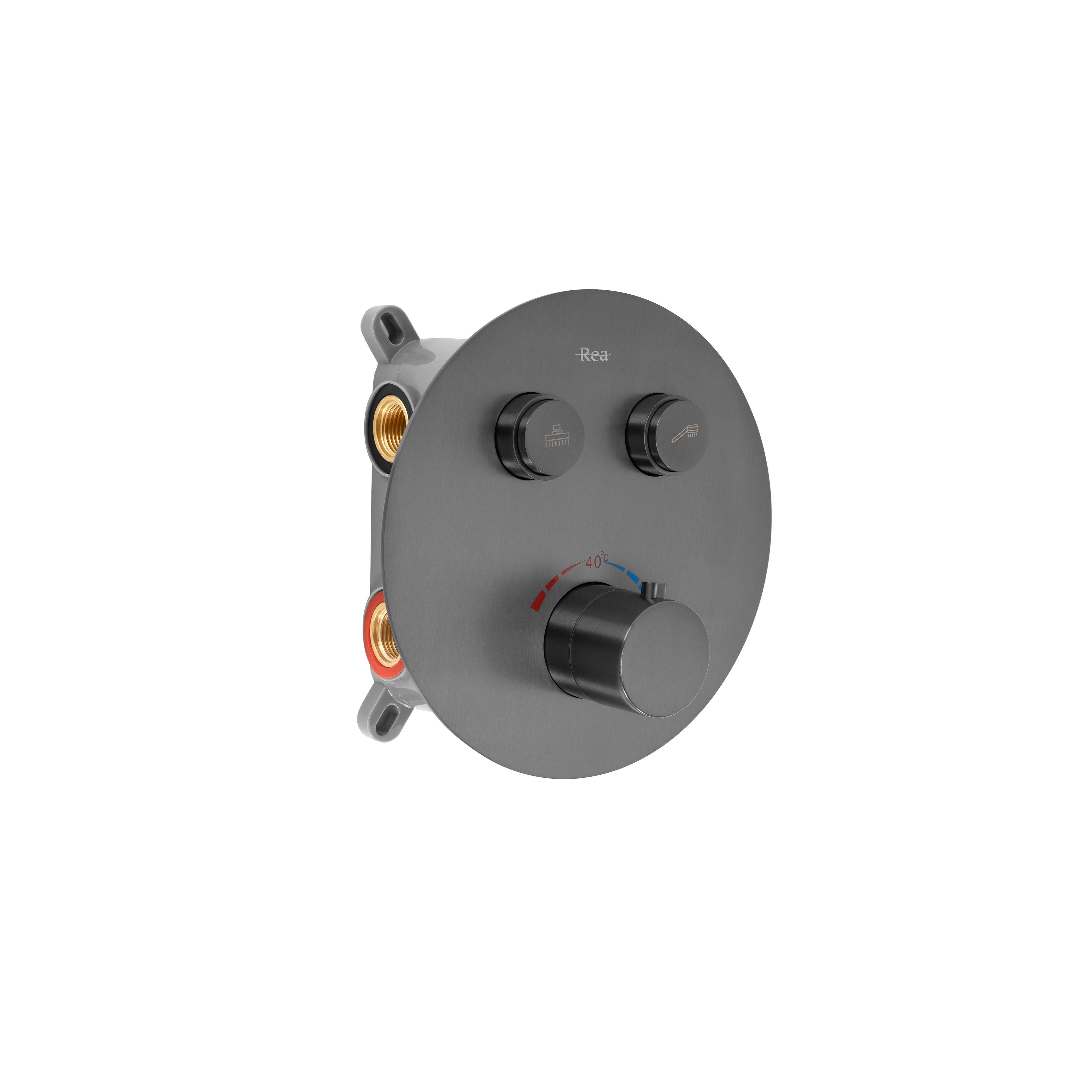 Unterputz Duschset Rea Lungo Titan + BOX