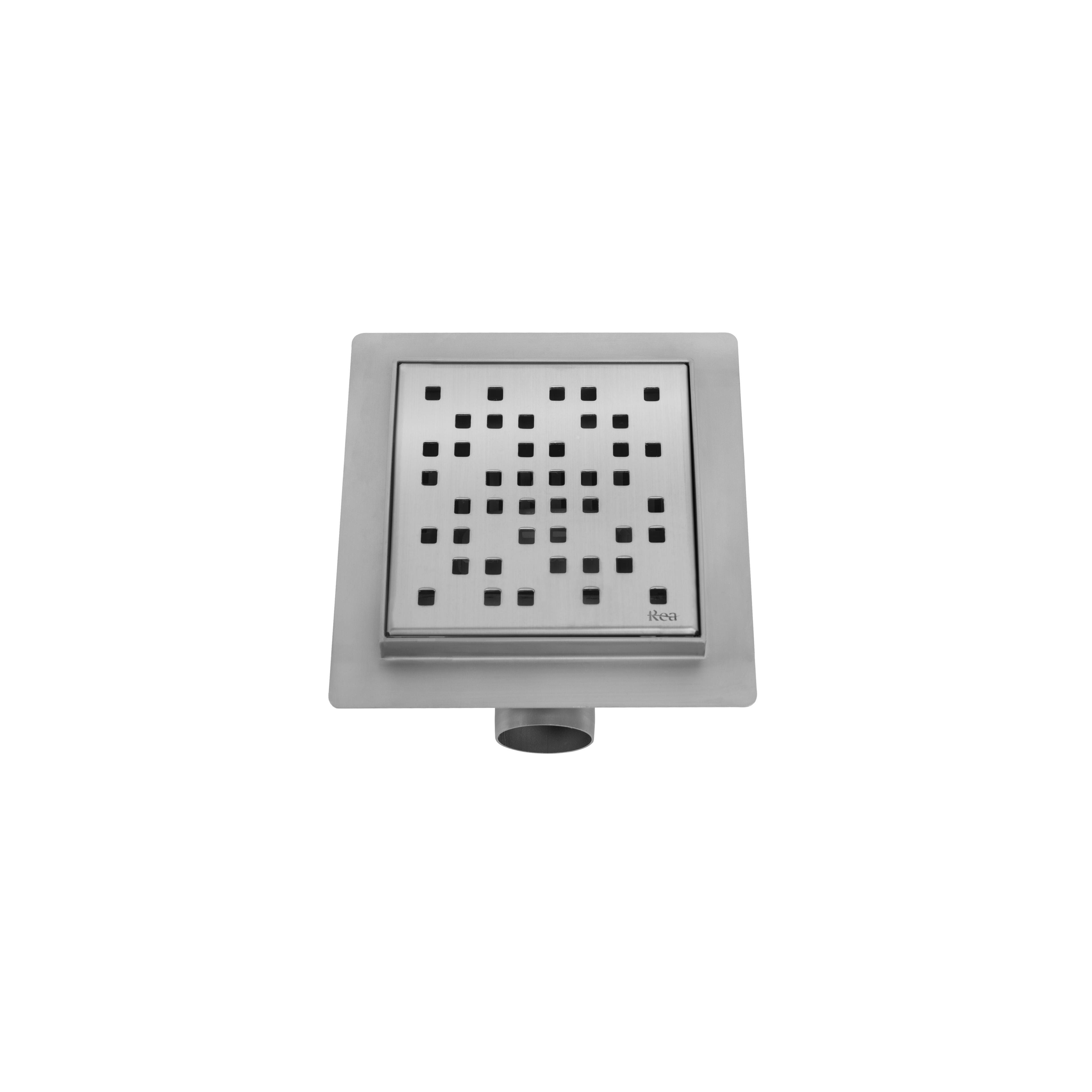 Duschrinne REA DOTS Nickel Brush 12x12