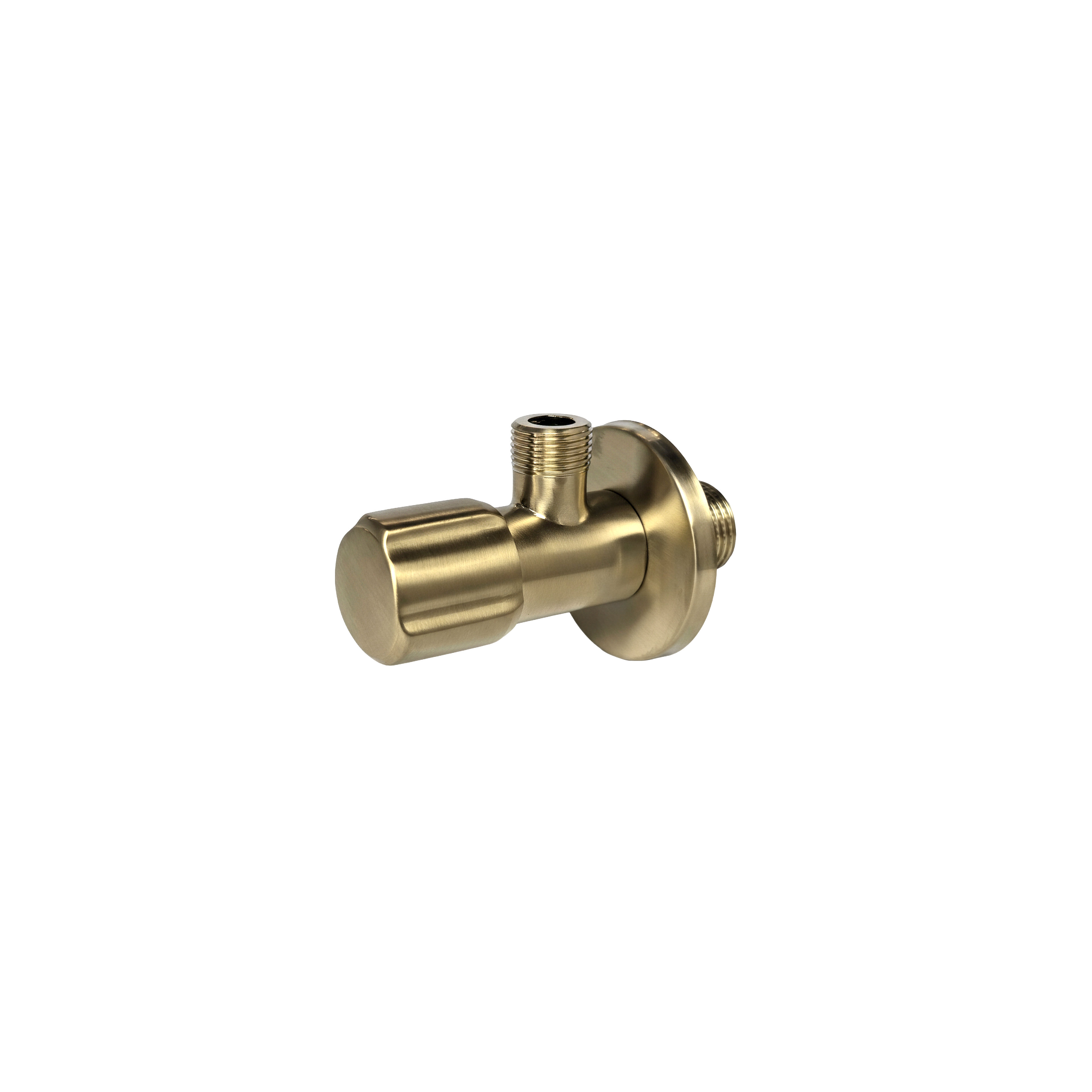 Eckventil 02  1/2" x 3/8" Brush Gold
