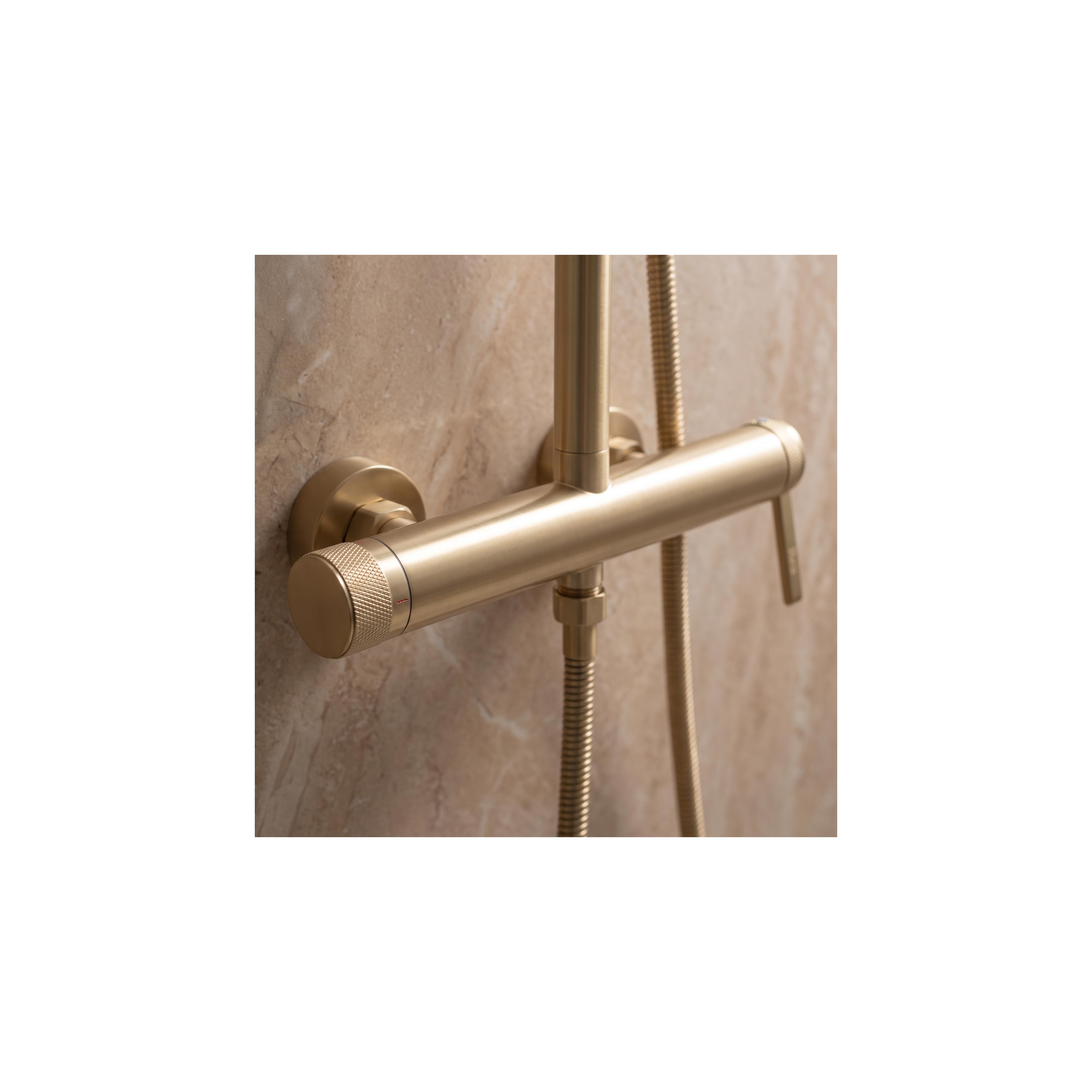 Shower set Rea Grace Brush Gold