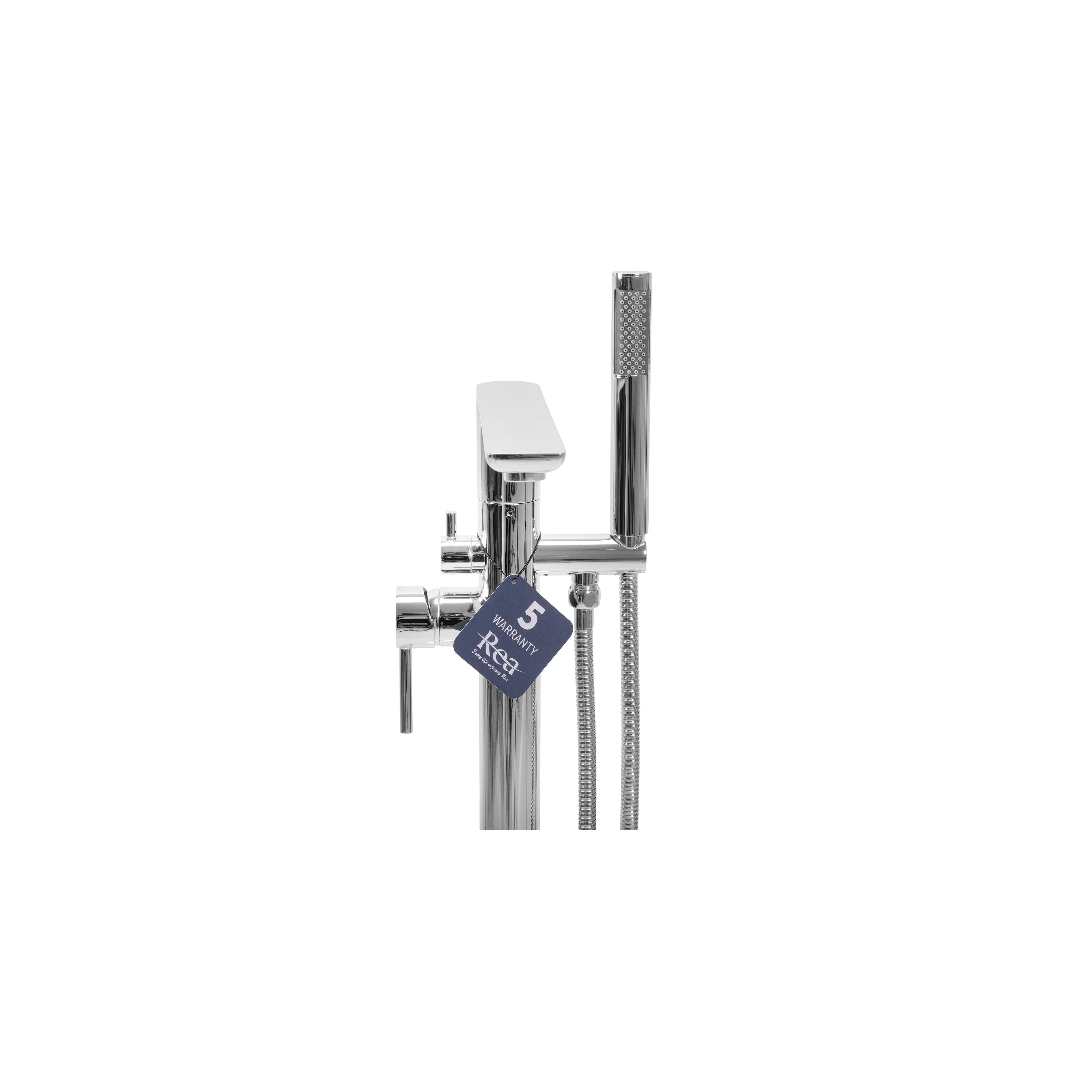 Frei stehende Armatur Rea Flores Chrome