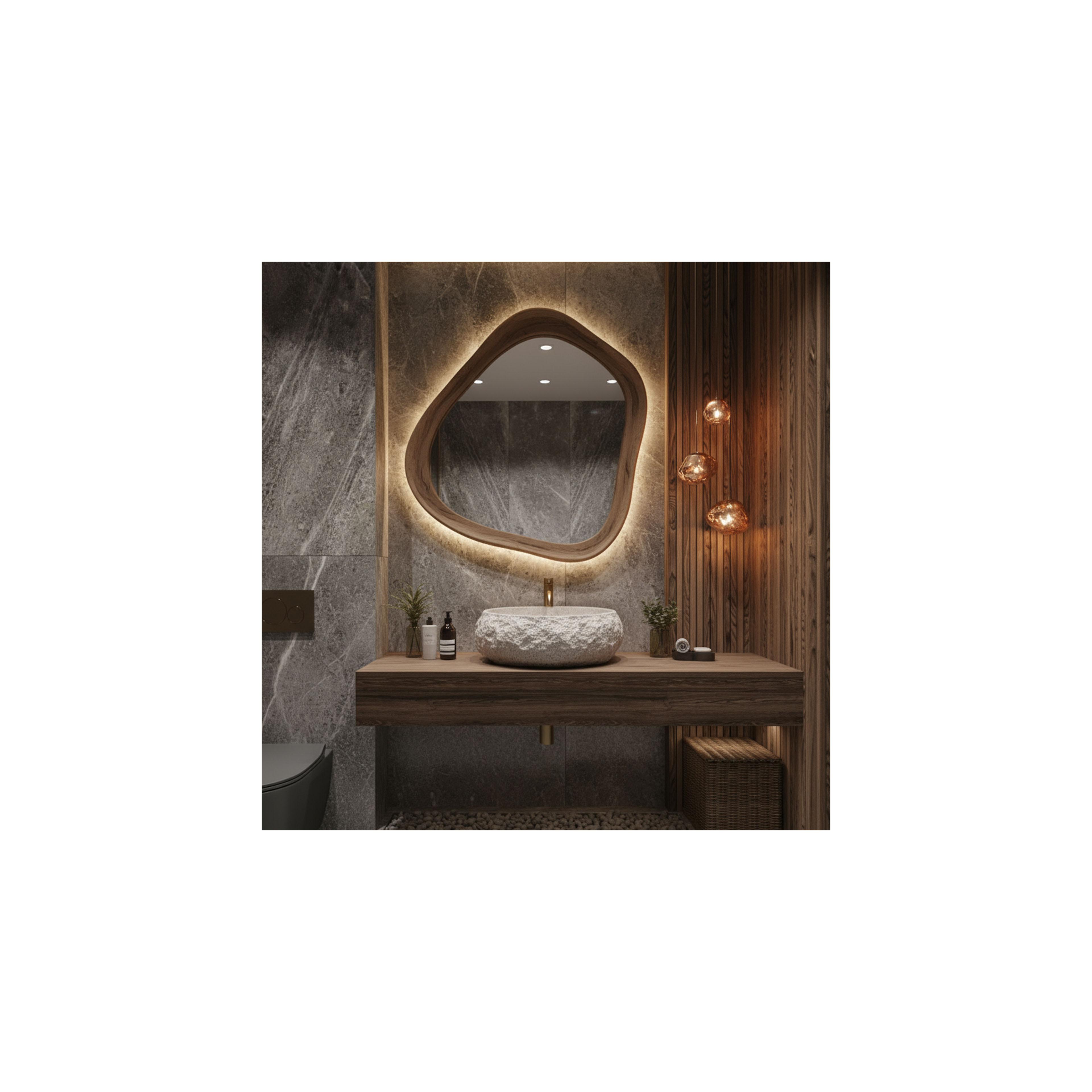 Aufsatzwaschbecken Rea Mika Beige