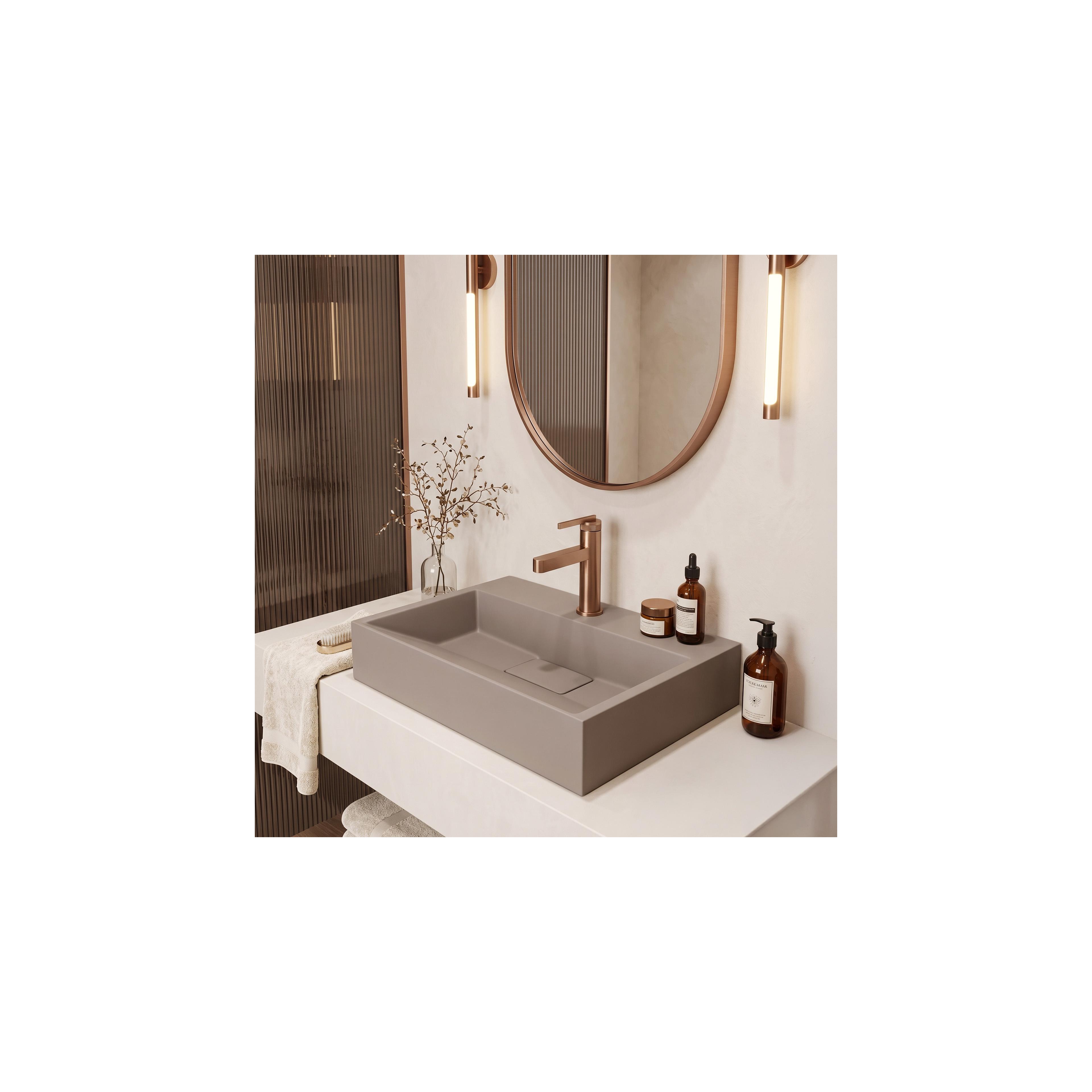Konglomeratni umivaonik Rea GOYA 50CM Taupe