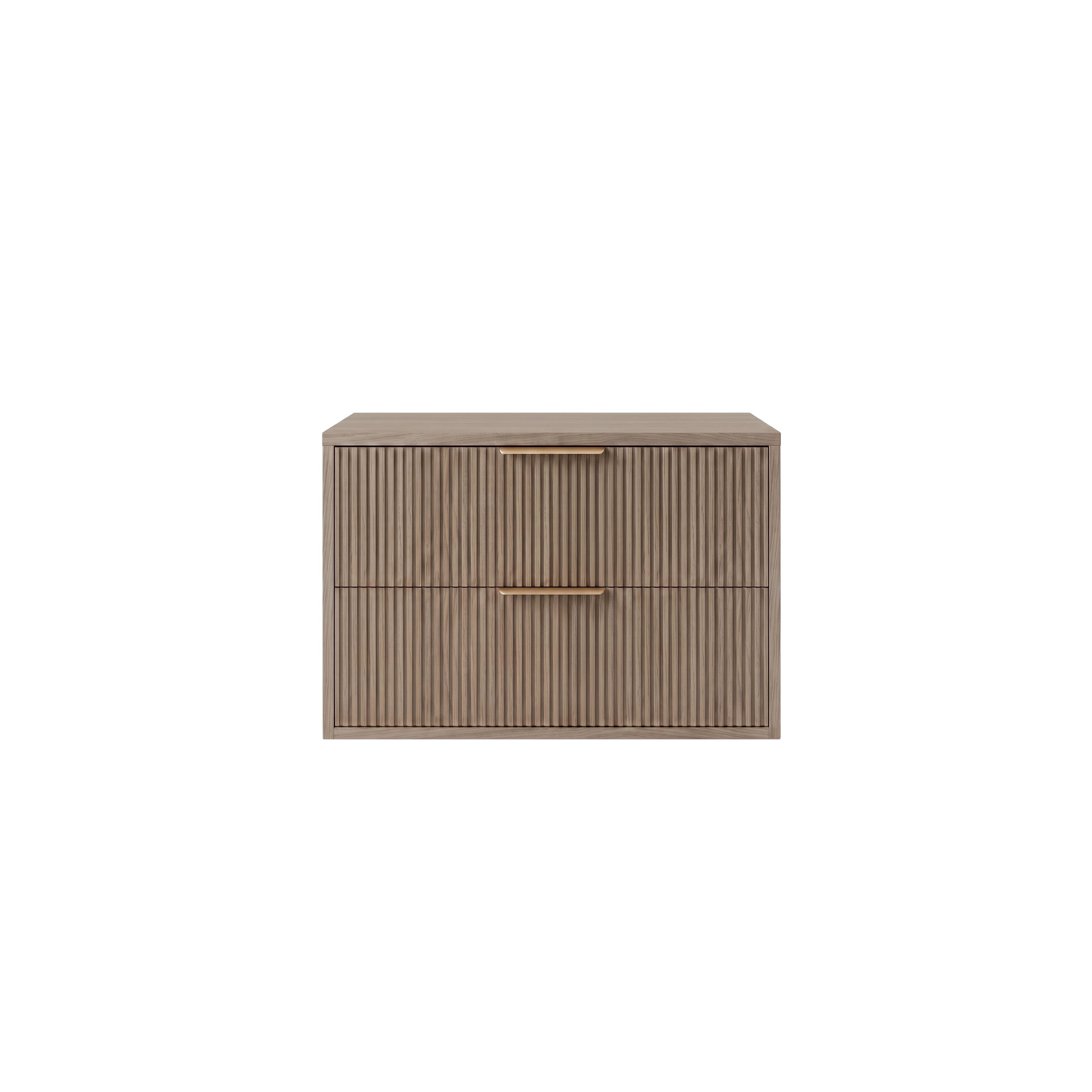 Waschtischunterschrank Rea Mono 60cm Grey Oak
