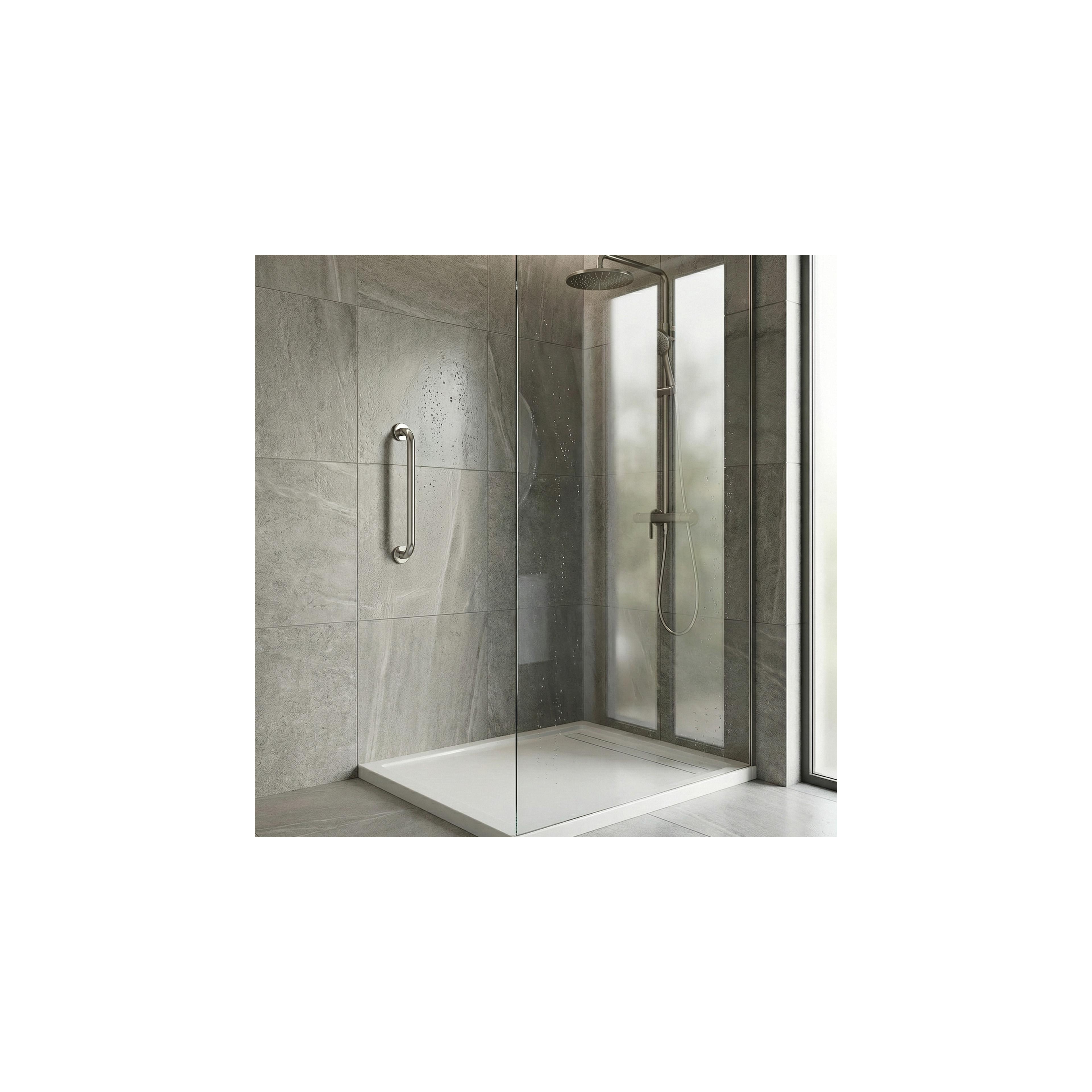 Gerader Haltegriff fürs Badezimmer Chrome 40cm