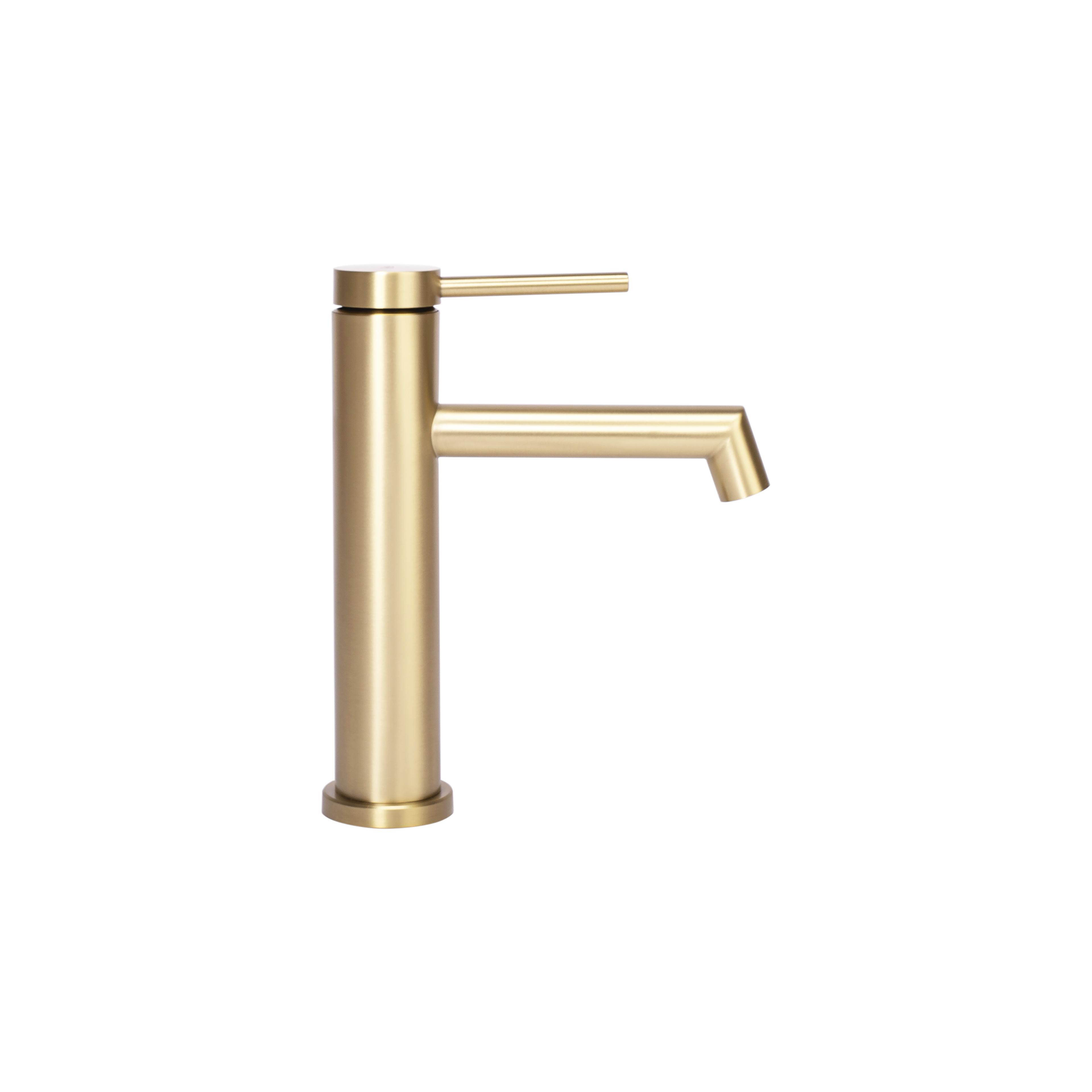 Waschbeckenarmatur Rea Foss GOLD BRUSH Low