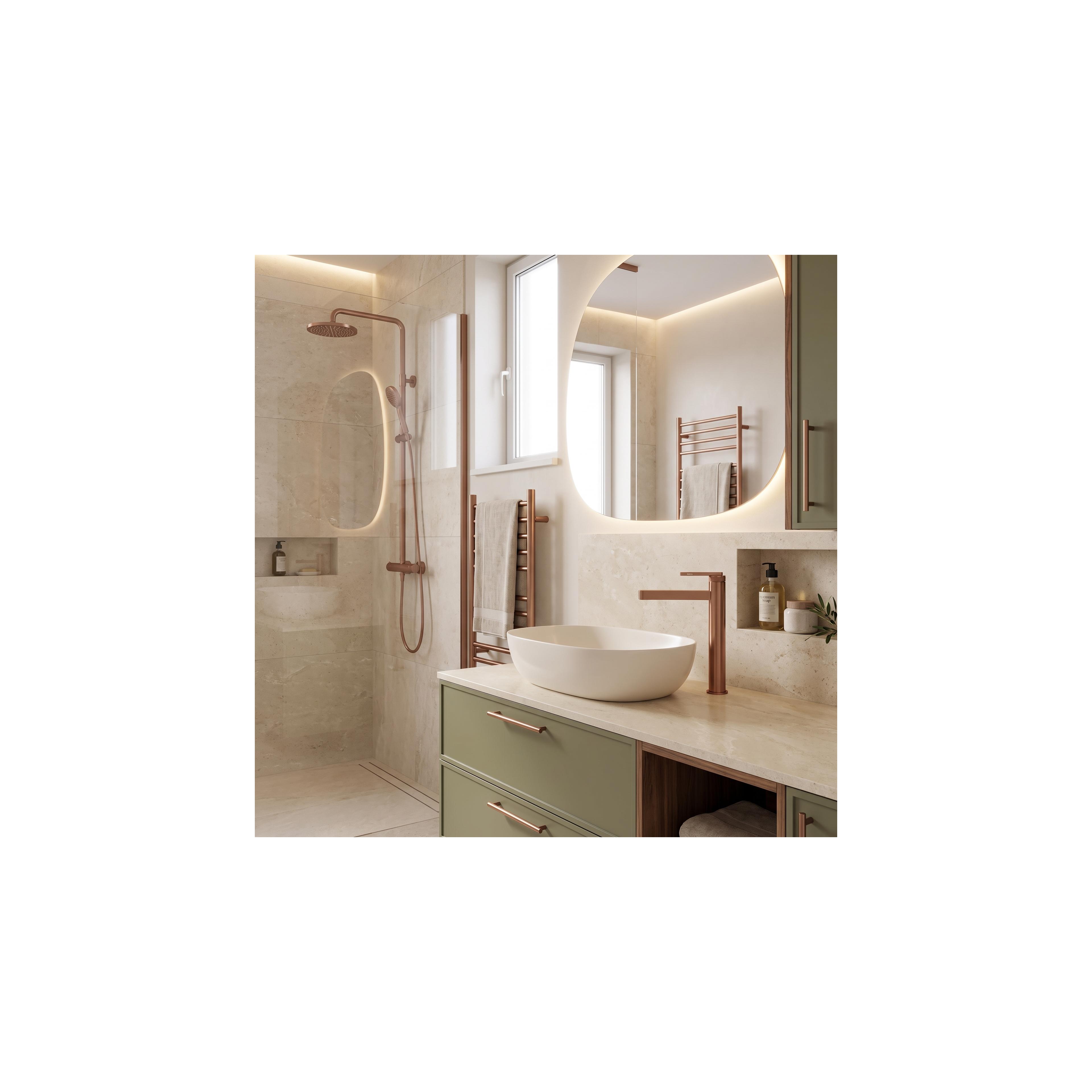 Bathroom faucet Rea Grace Brush Copper High