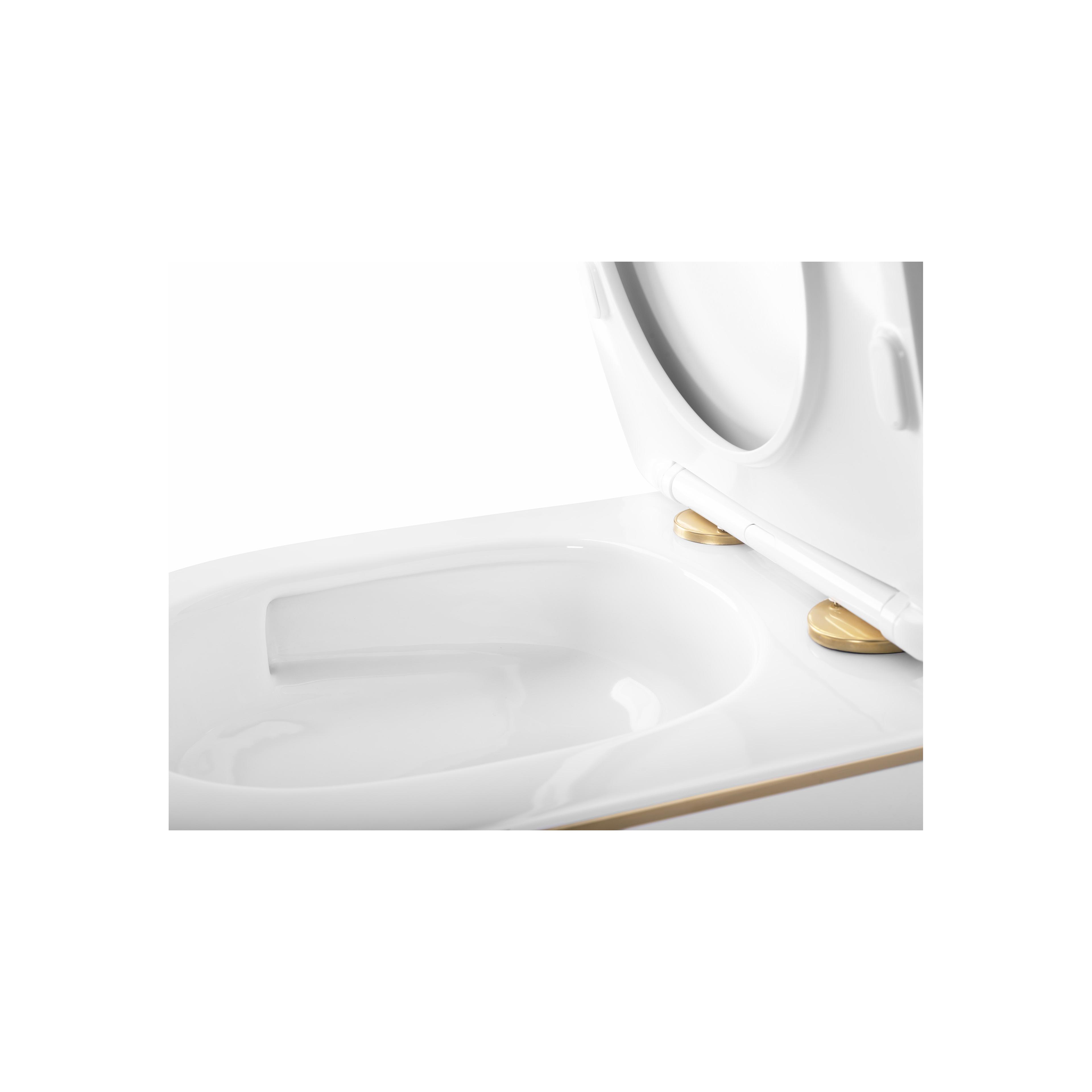 WC Schüssel Randlos Rea Carlo Mini Tornado NFQ GOLD EDGE