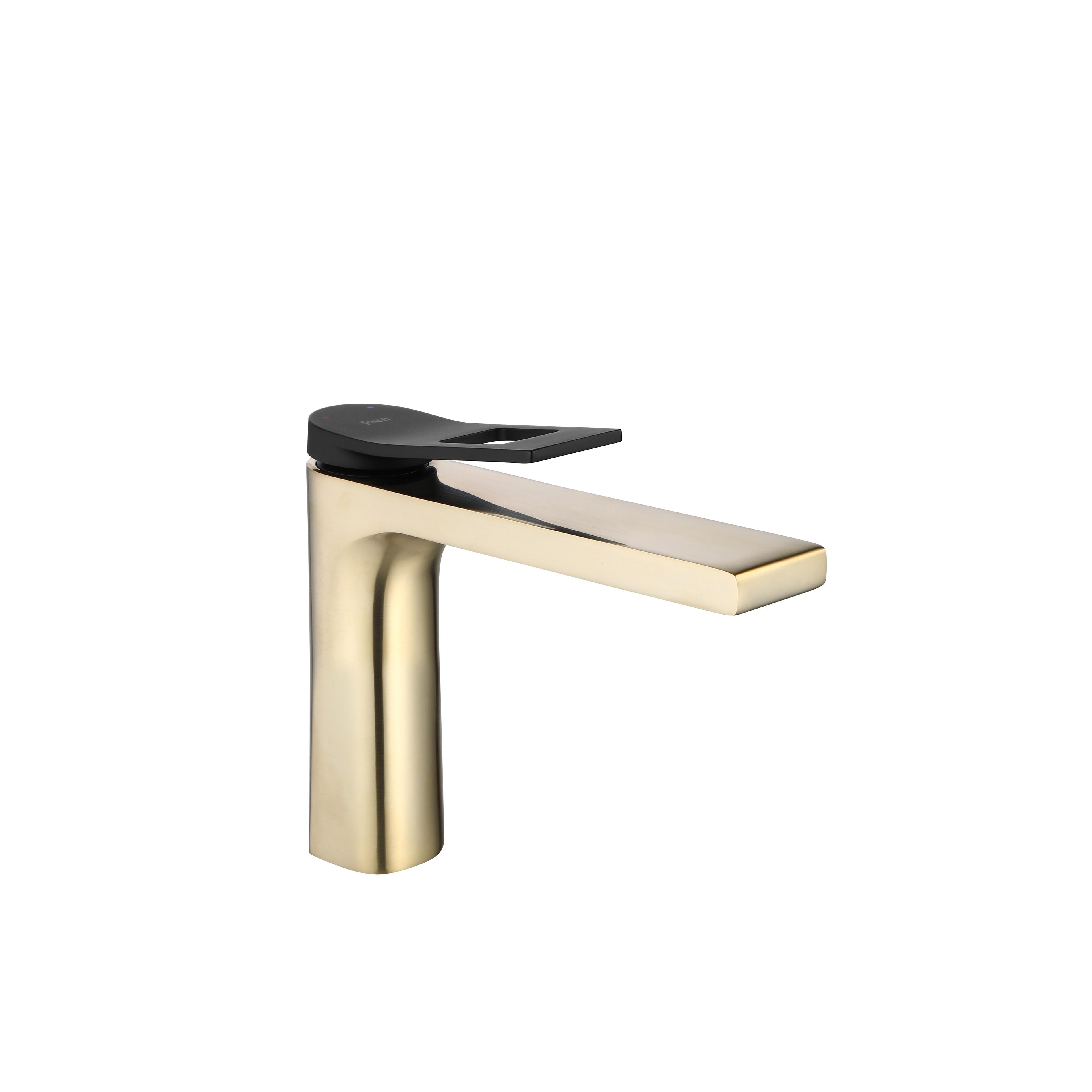 Waschbeckenarmatur REA Soul Gold mat black low