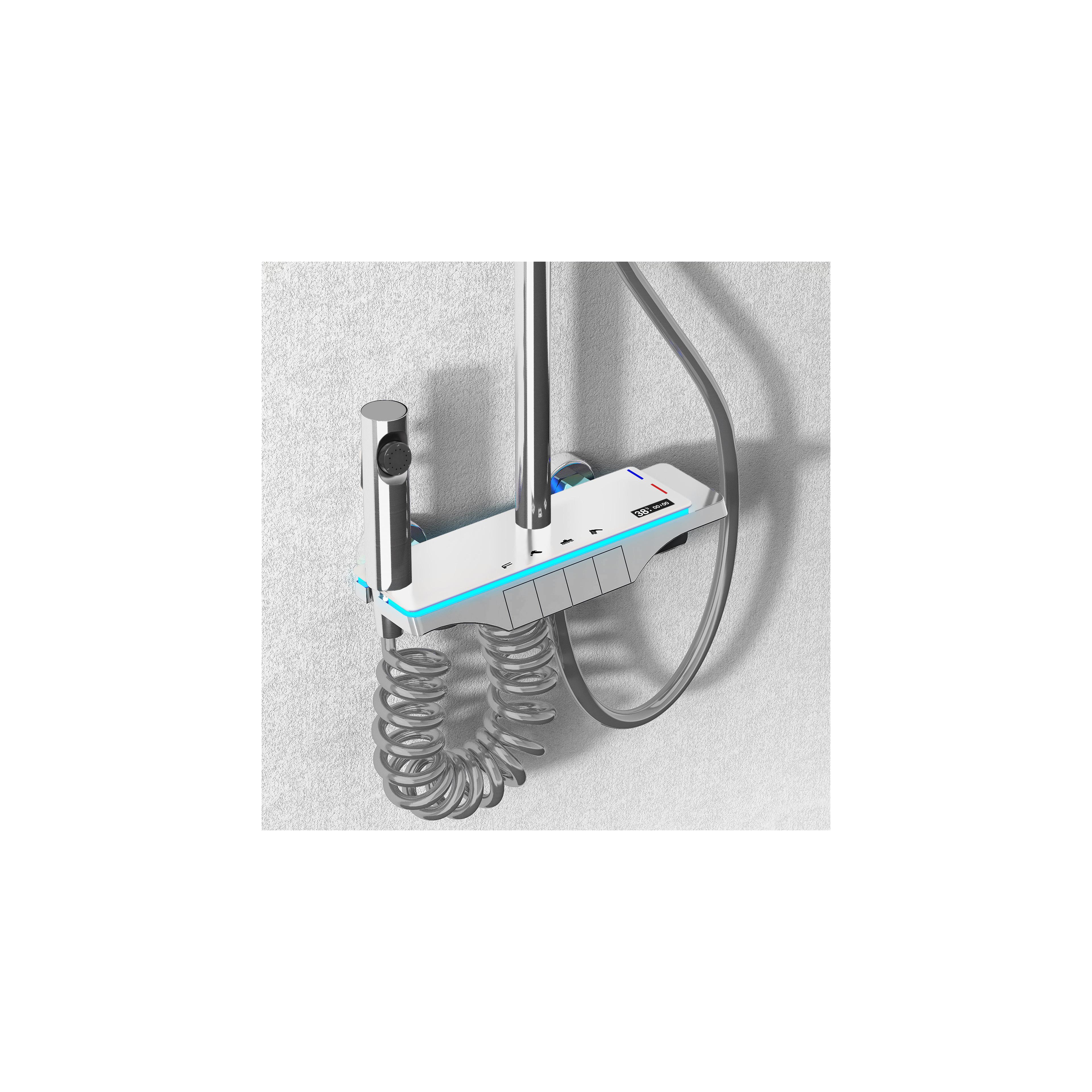 Duschgarnitur REA Savio Led Chrome