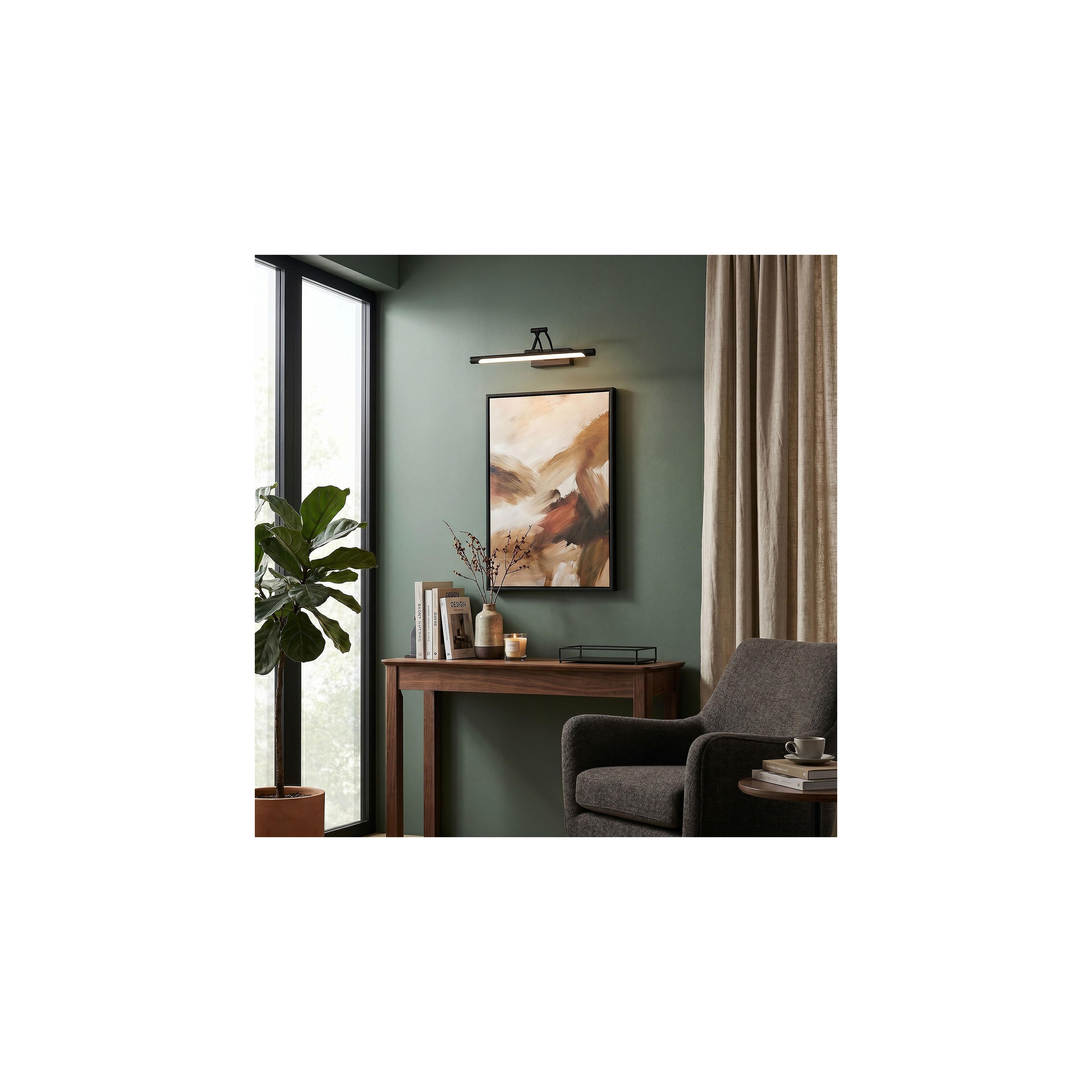 Bathroom LED wall sconce SWE025-1W 42cm Black