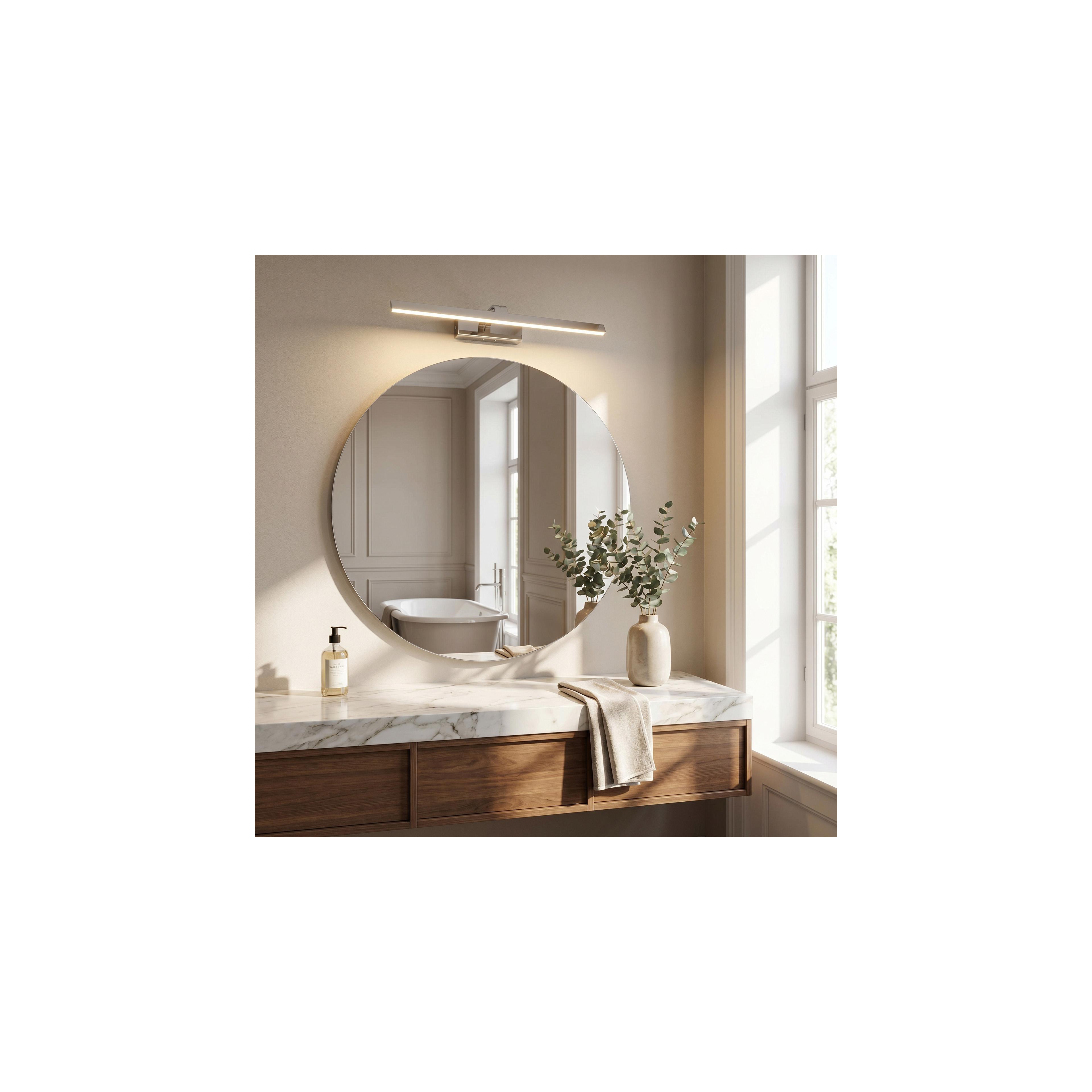 Bad LED-Wandleuchte SWE002-1W 58cm CHROME