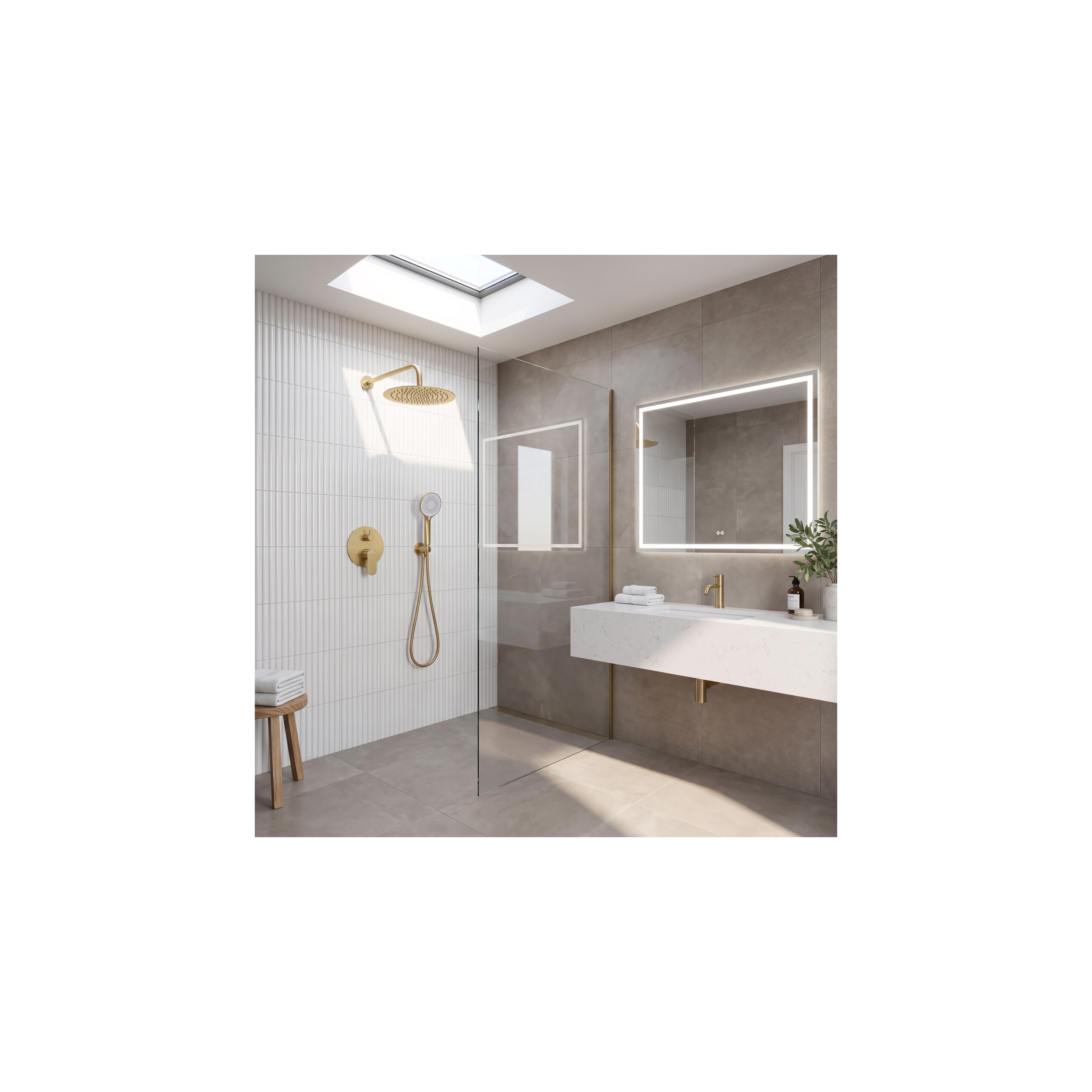 Shower system Rea Drop Brush Gold + BOX