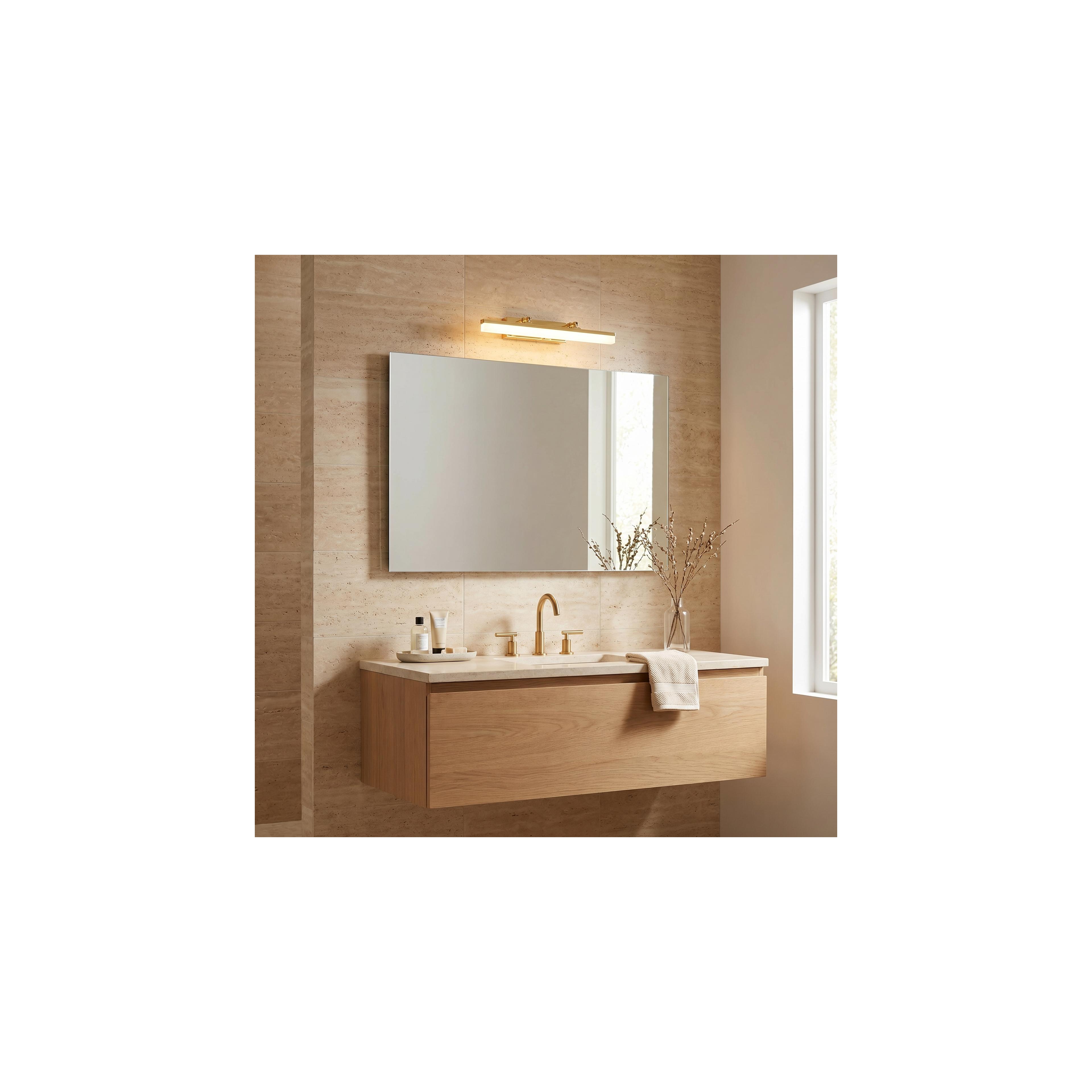 Bad LED-Wandleuchte APP1872 40 CM GOLD