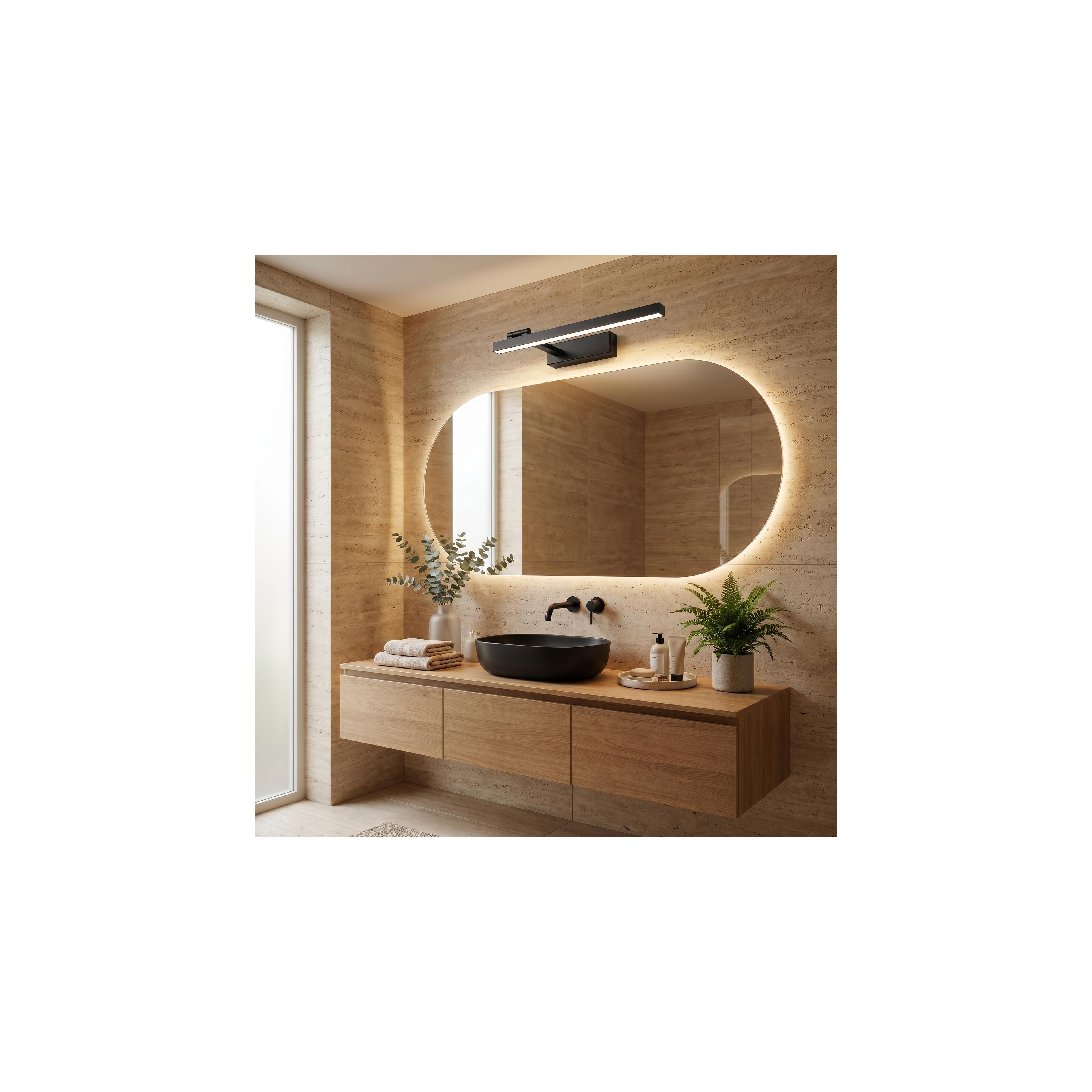 Bad LED-Wandleuchte SWE034-1W 40cm BLACK
