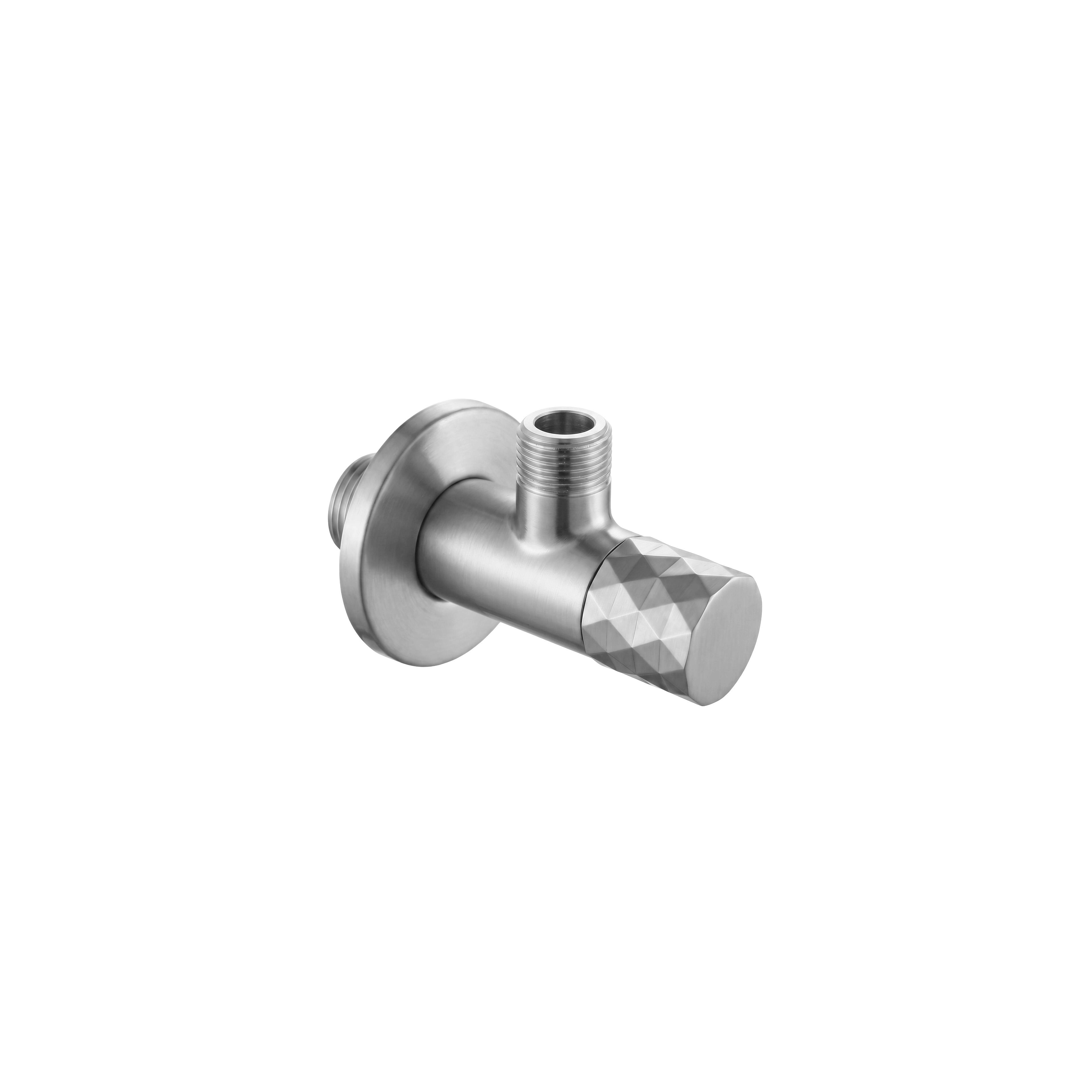 Vinkelventil Diamond 03 1/2" x 3/8" Brush Nickel